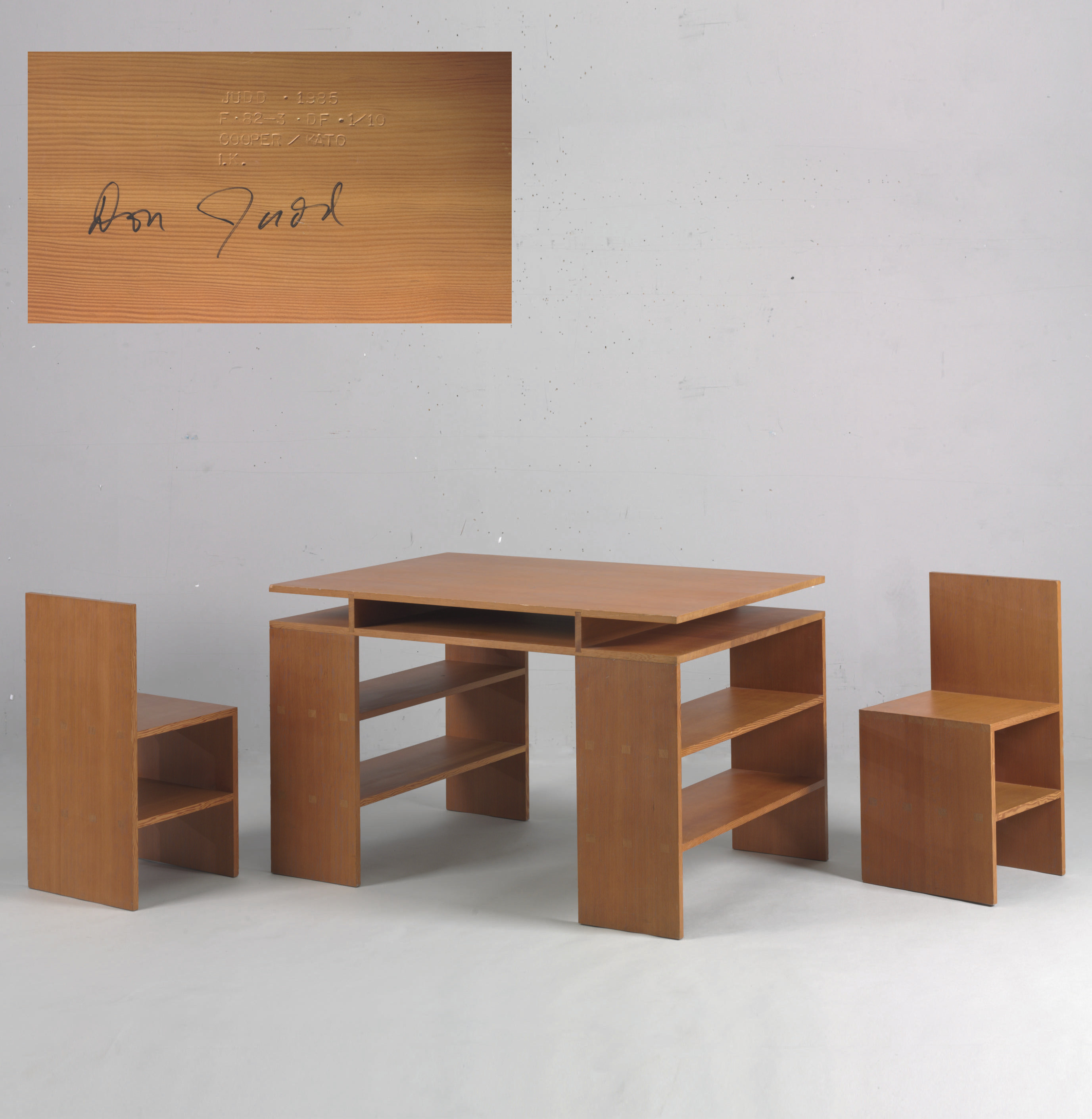 Donald Judd 1928 1994 Donald Judd For Cooper Kato I K Desk