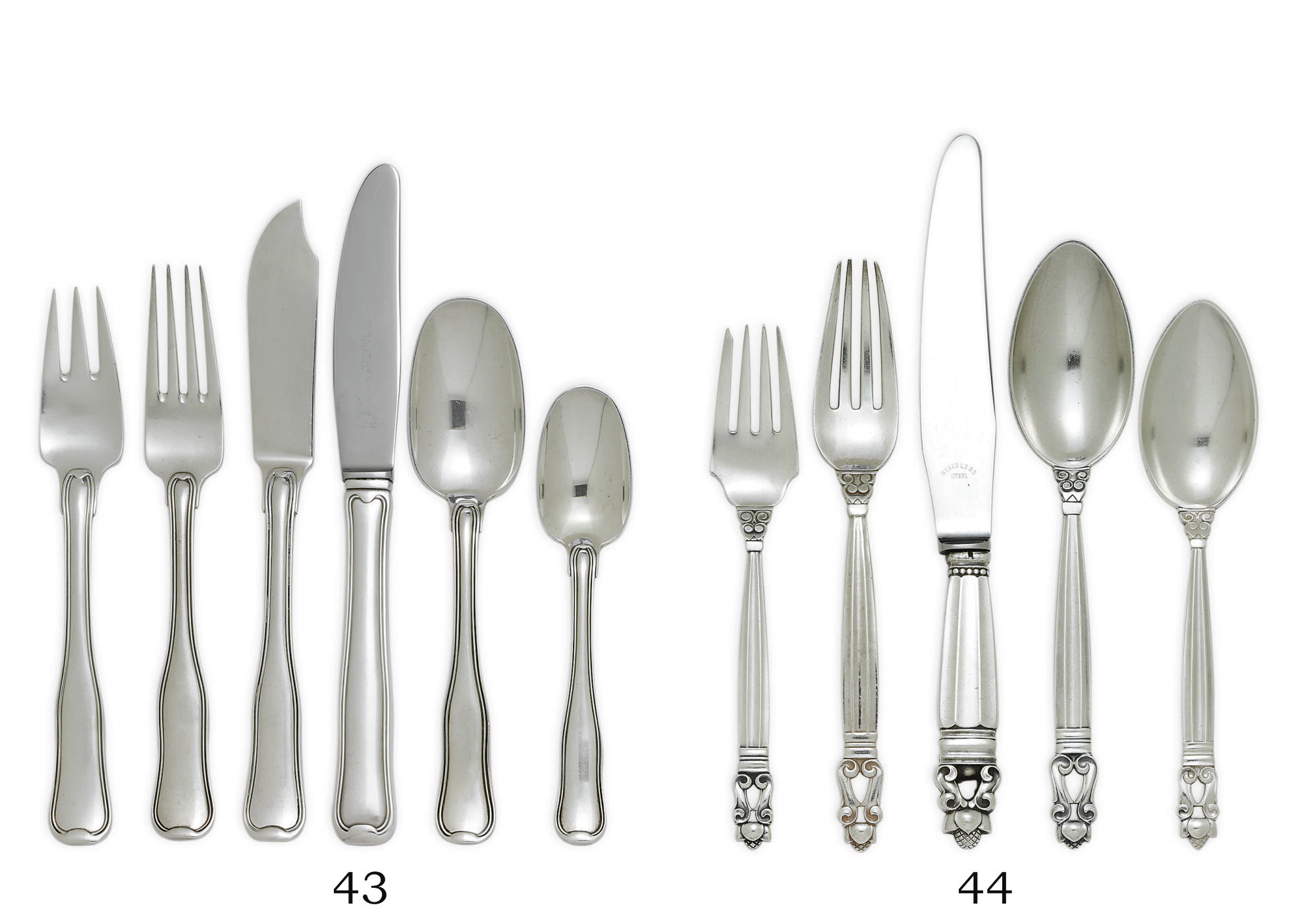 a-danish-silver-flatware-service-designed-by-harald-nielsen-mark-of