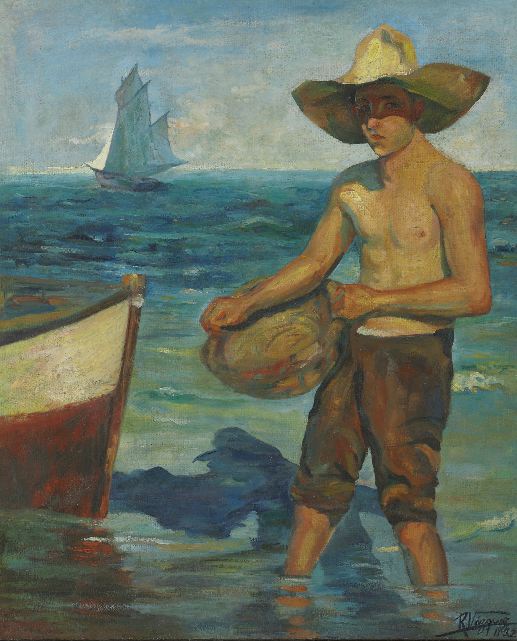 Roberto Vázquez (Cuban 19091969) , Untitled (Fisherman) Christie's