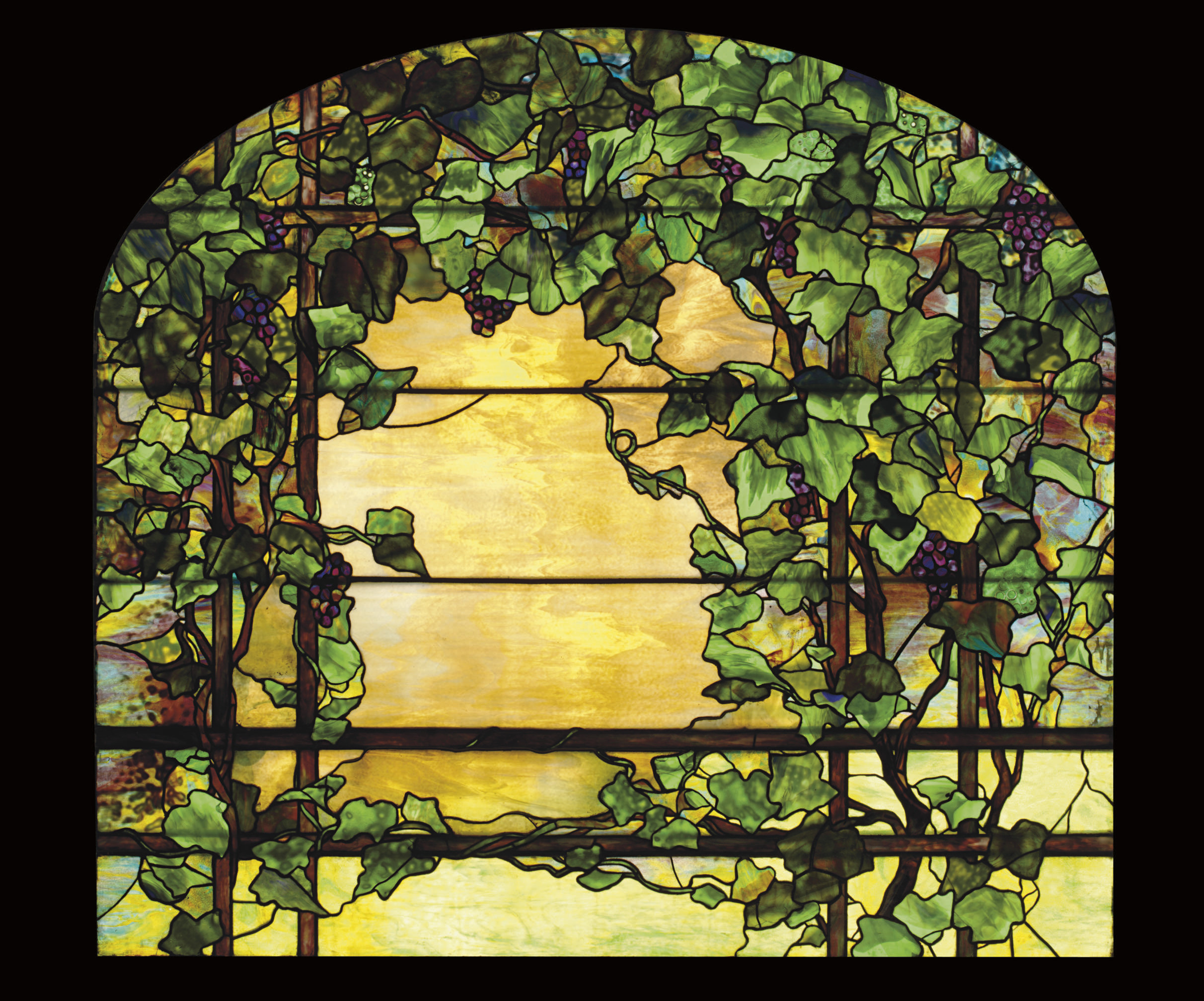 TIFFANY STUDIOS , A LEADED GLASS WINDOW, CIRCA 1910 Christie's