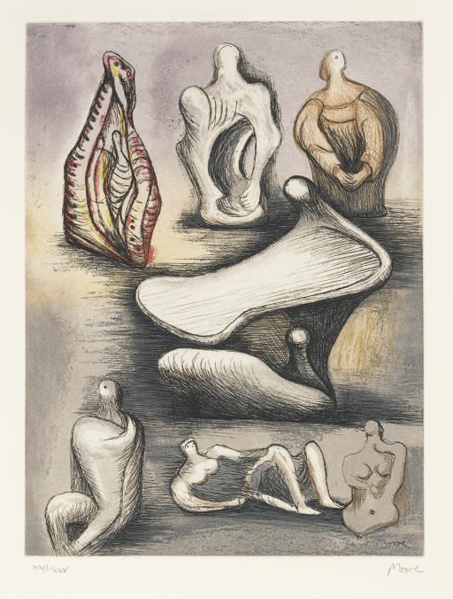 Seven Sculpture Ideas II (C. 590) 
