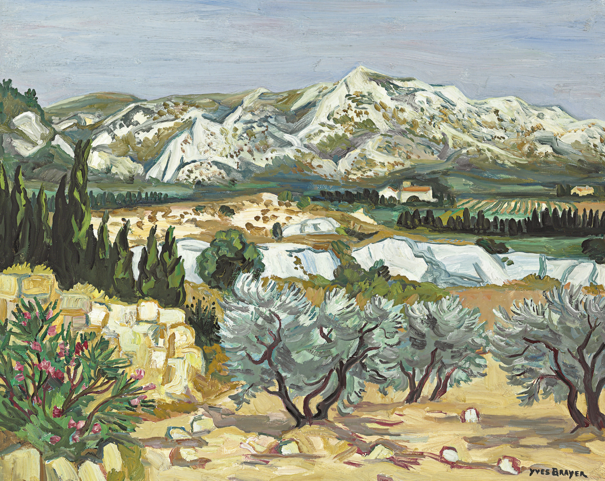 Yves Brayer (19071990) , Les Alpilles en été Christie's
