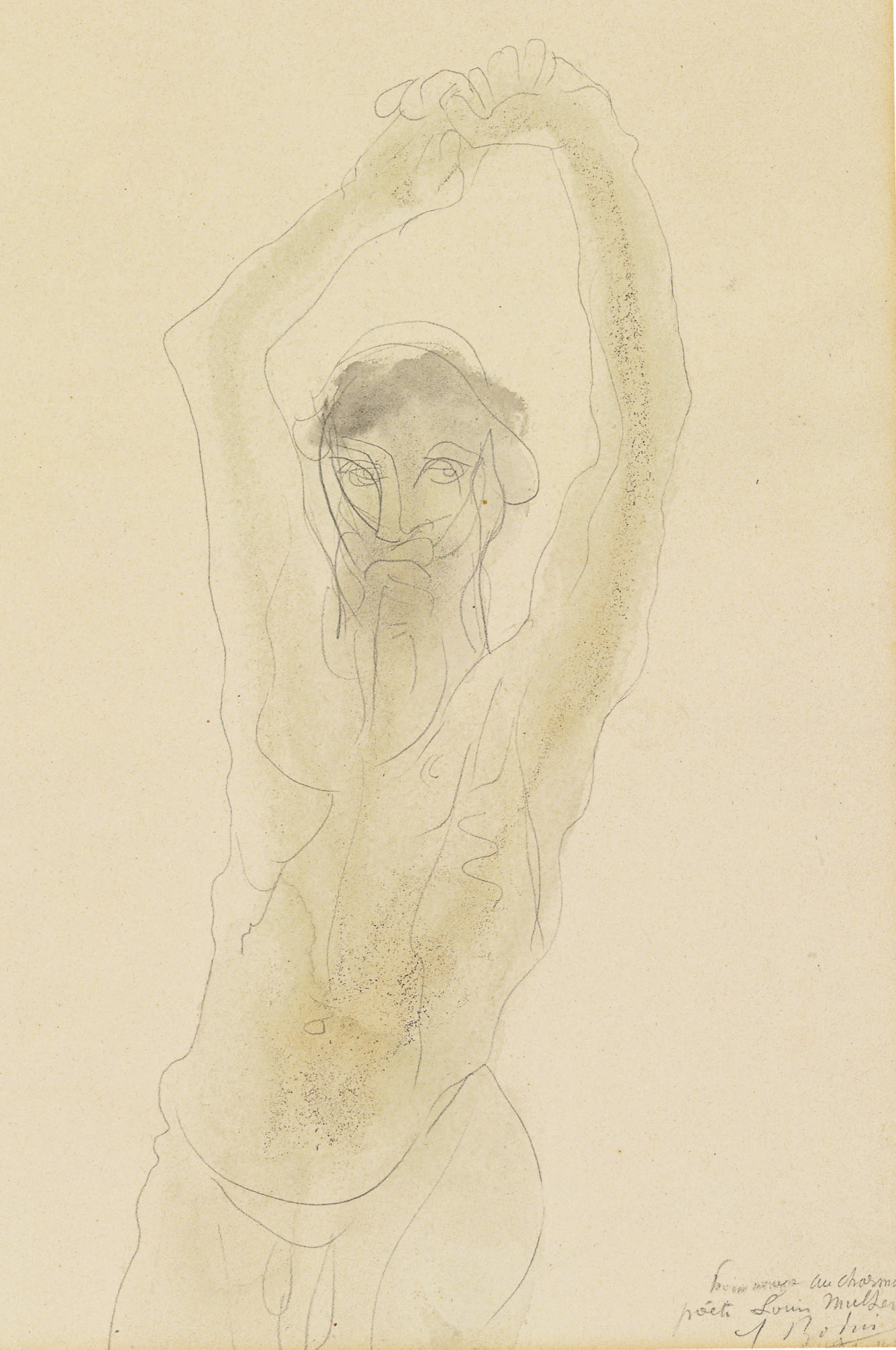 Marsyas (Etude, Homme nu) 
