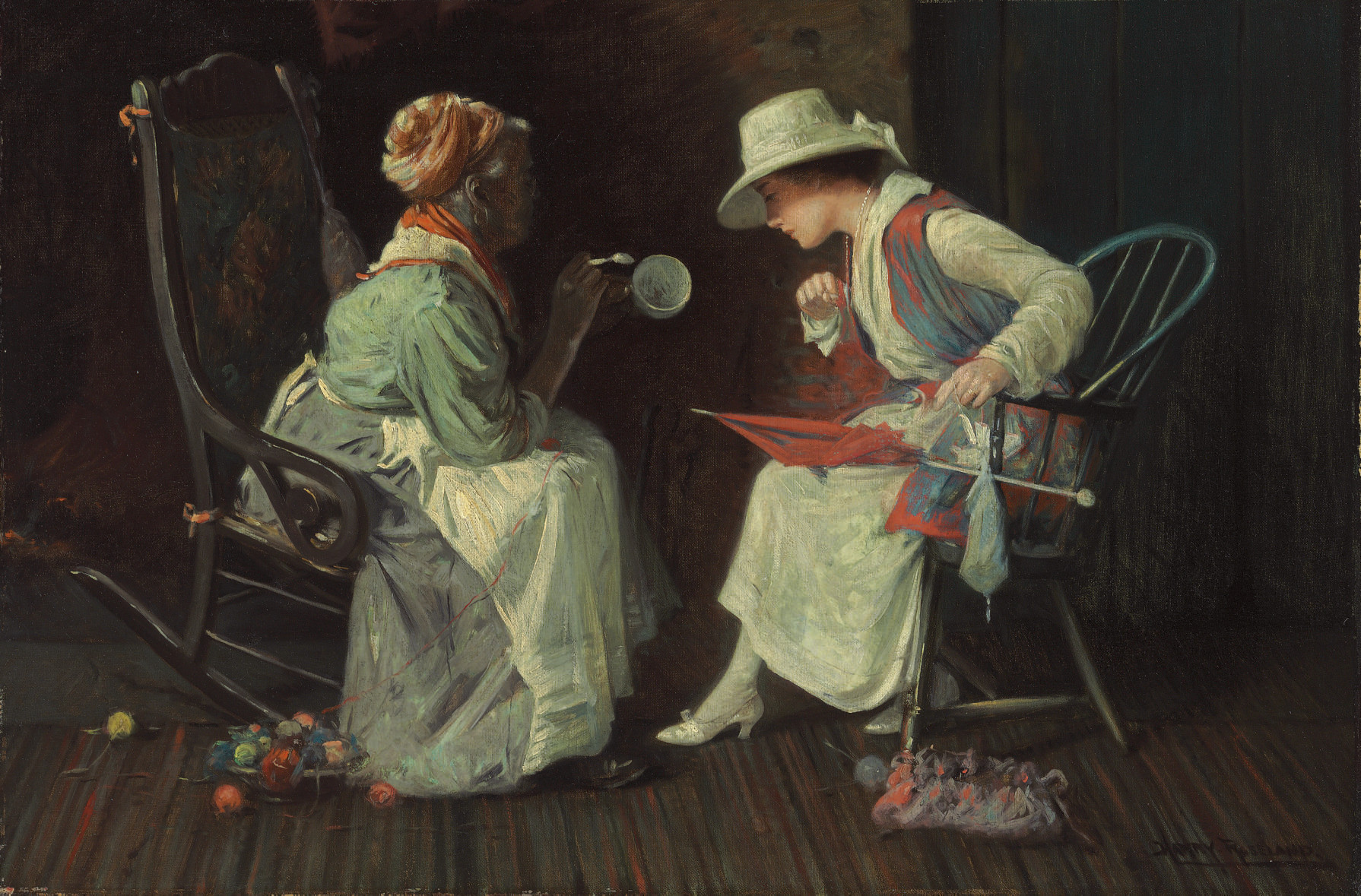 Harry Herman Roseland (18661950) , Reading the Tea Leaves Christie's