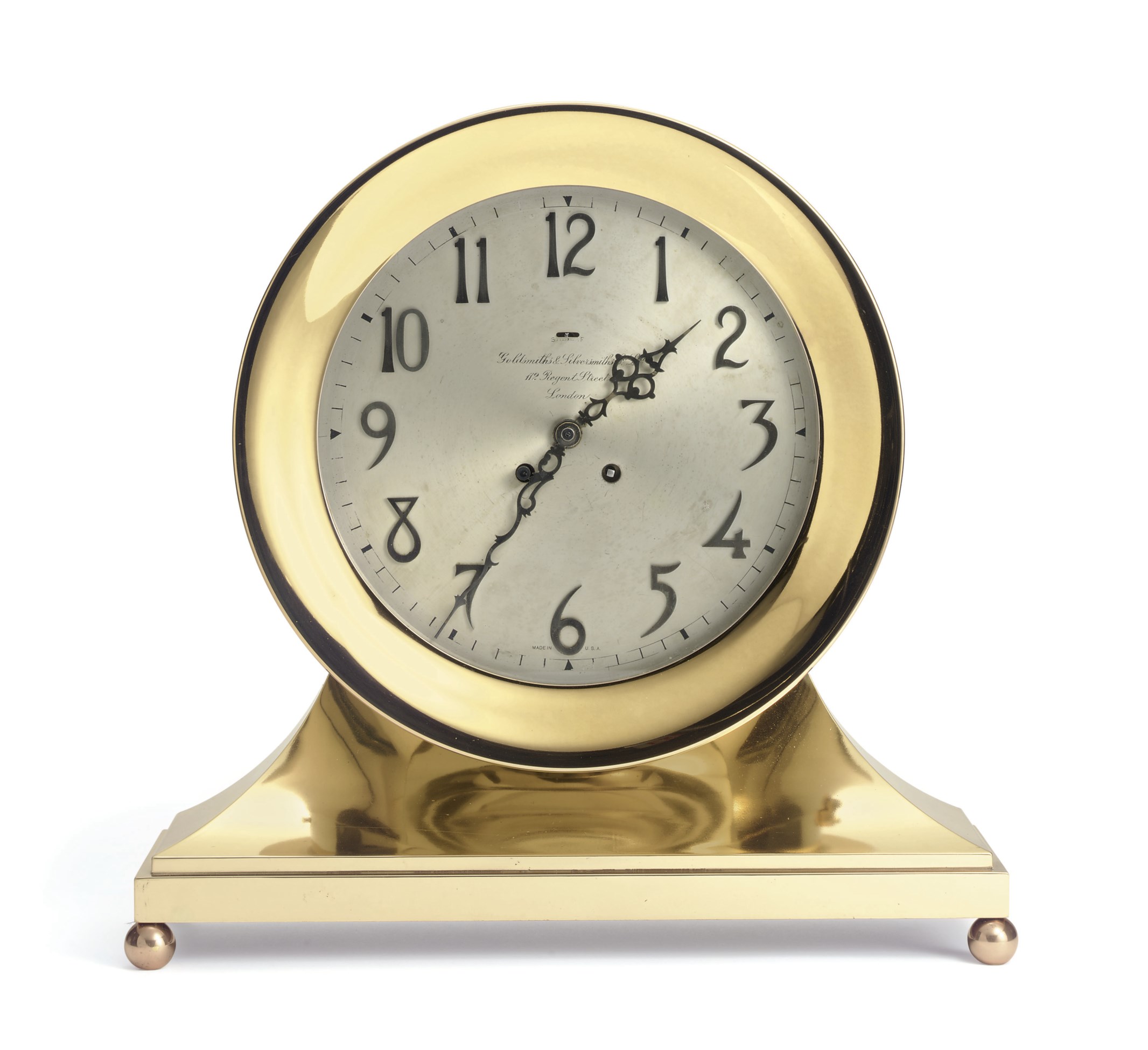 A base and ball special ship's bell clock , CHELSEA CLOCK