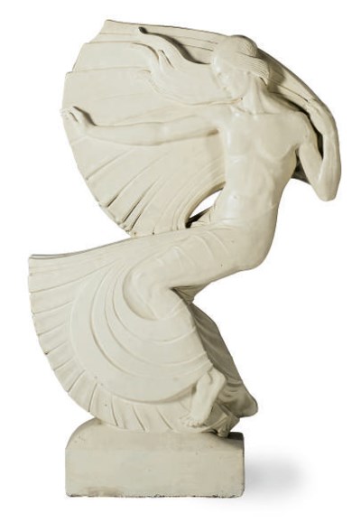 art deco plaster figures