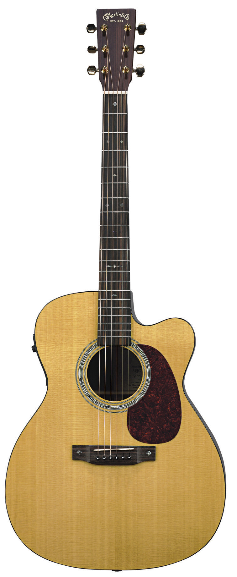 C.F. MARTIN AND COMPANY , A GUITAR, STYLE SPJC16RE, NAZARETH, PA