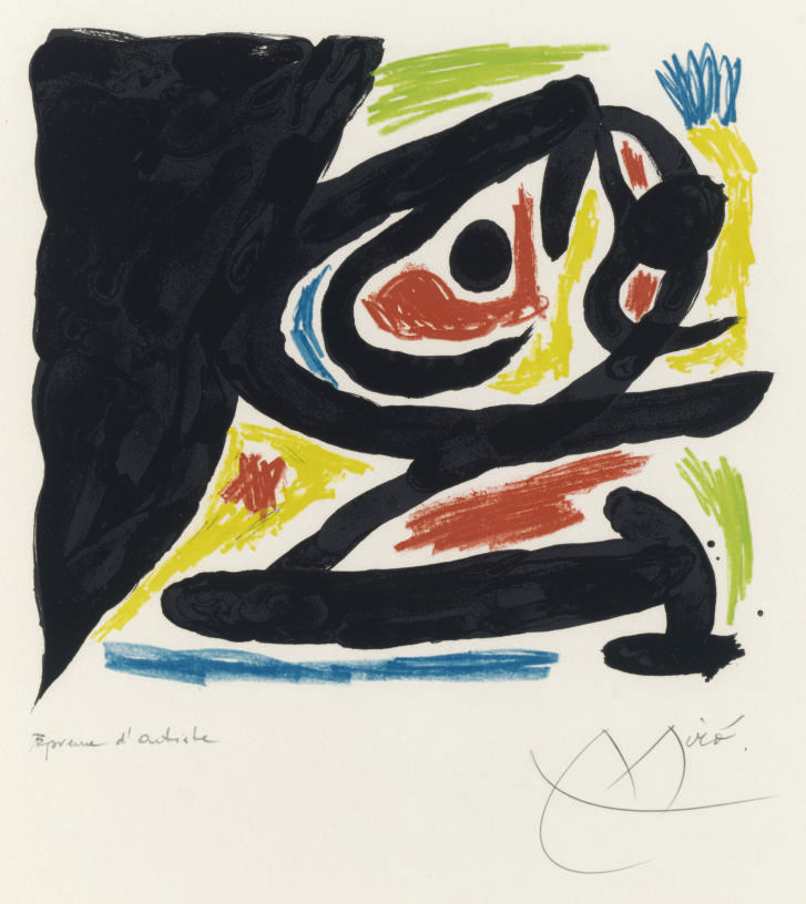 Joan Miro Maîtres Graveurs Contemporains One Plate M - 
