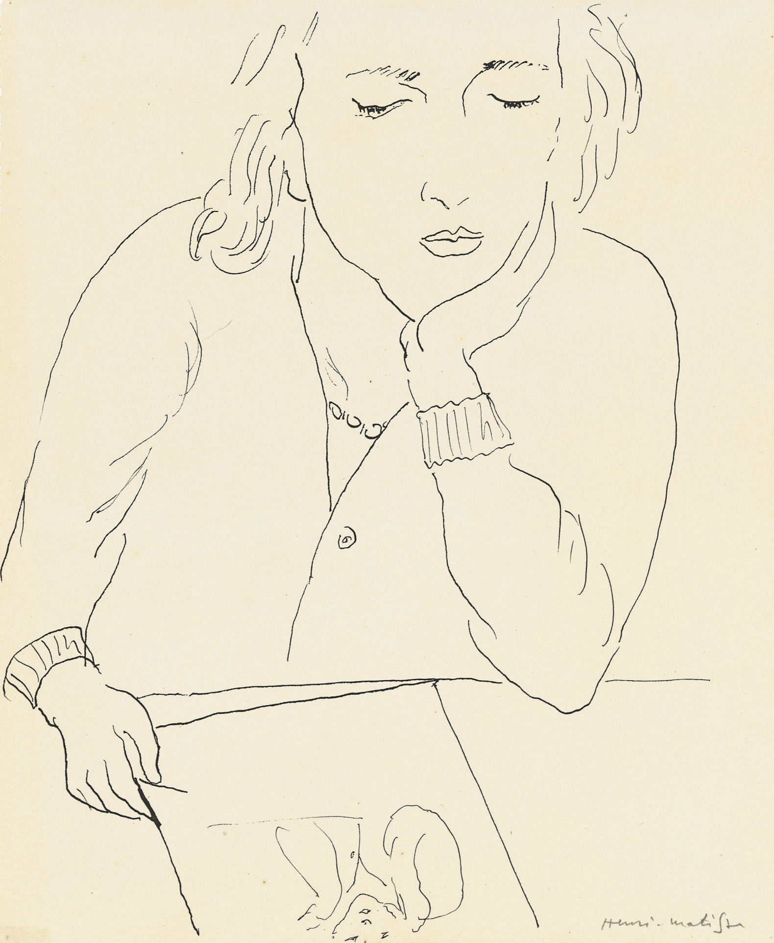 Femme lisant 
