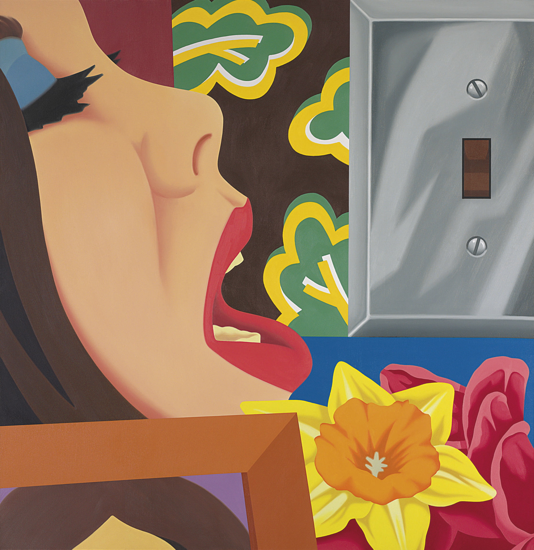 Tom Wesselmann (1931-2004), Bedroom Painting #37, painted in 1977.&nbsp;Oil on canvas. 70 x 68  in (177.8 x 172.7  cm). Sold for $3,218,500 on 12 November 2008 at Christie&rsquo;s in New York. Artwork: &copy; Estate of Tom Wesselmann/VAGA at ARS, NY and DACS, London 2020