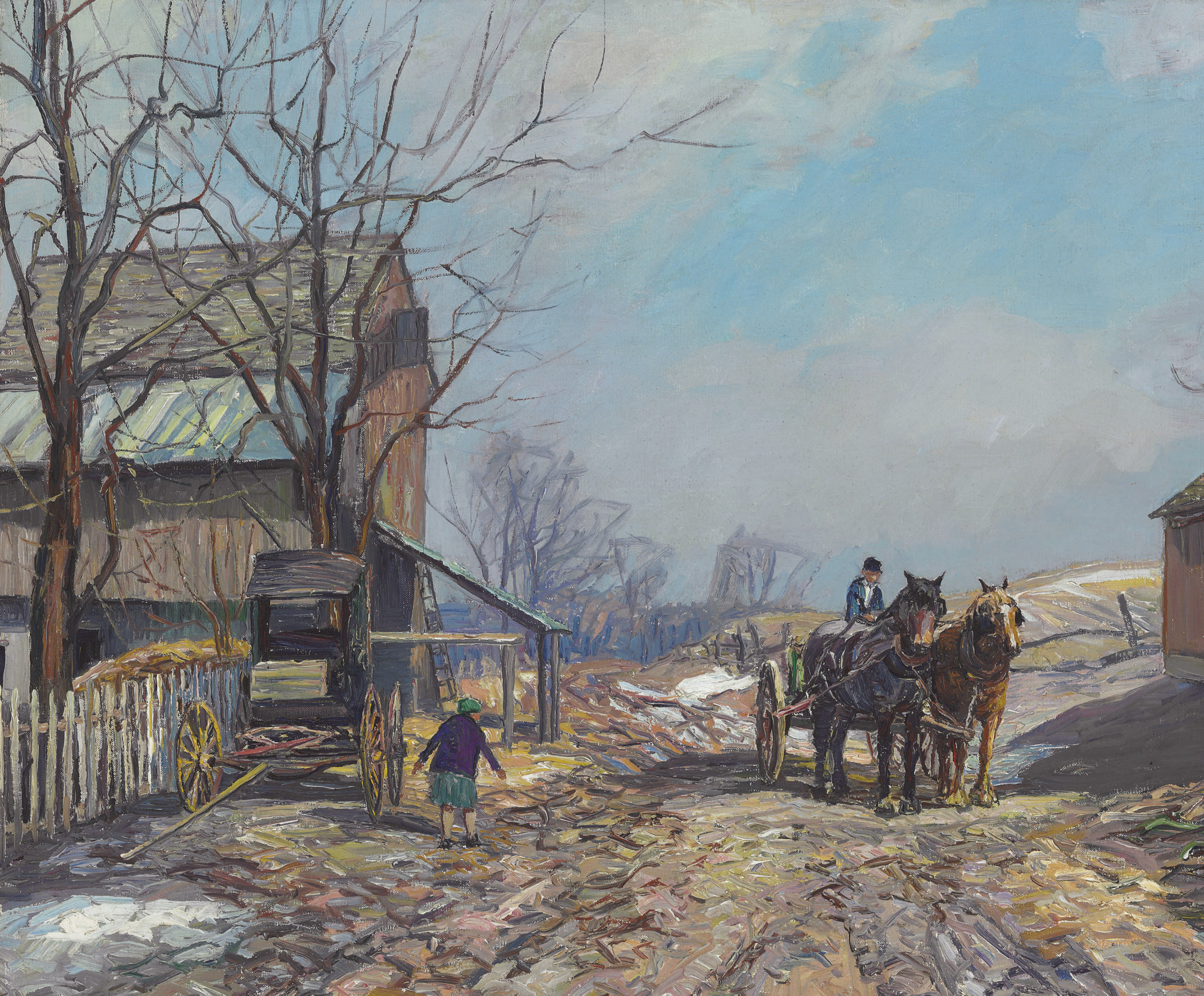 Edward Willis Redfield (18691965) , When Spring Comes Christie's