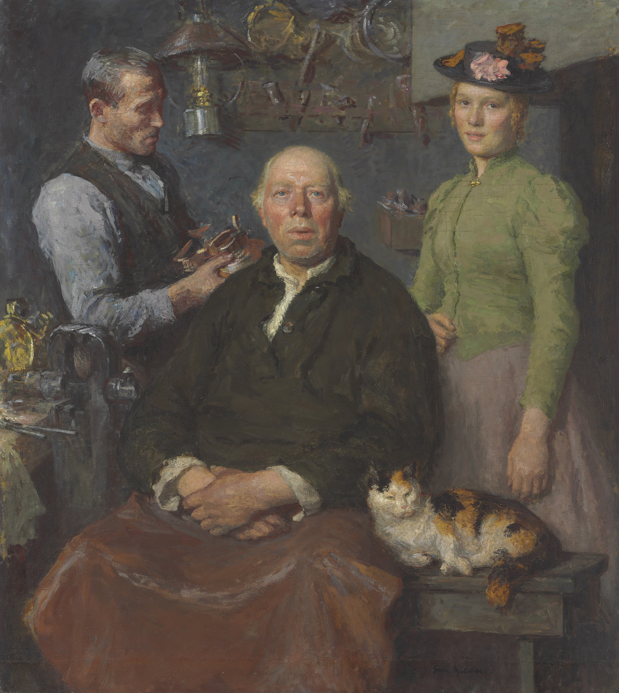 Gari Melchers (18601932) , The Smithy Christie's