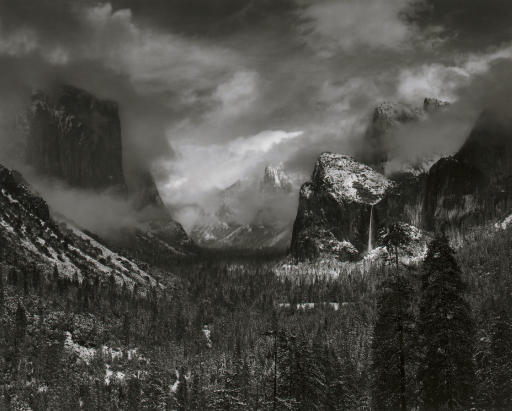 Ansel Adams 1902 1984 Clearing Winter Storm Yosemite Valley