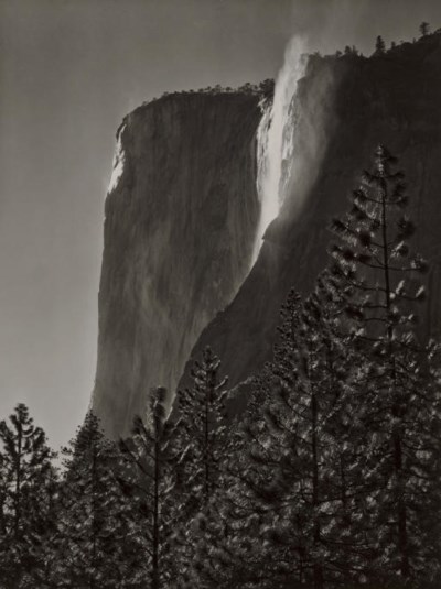 ANSEL ADAMS (1902-1984) , El Capitan over Yosemite Valley, 1940s