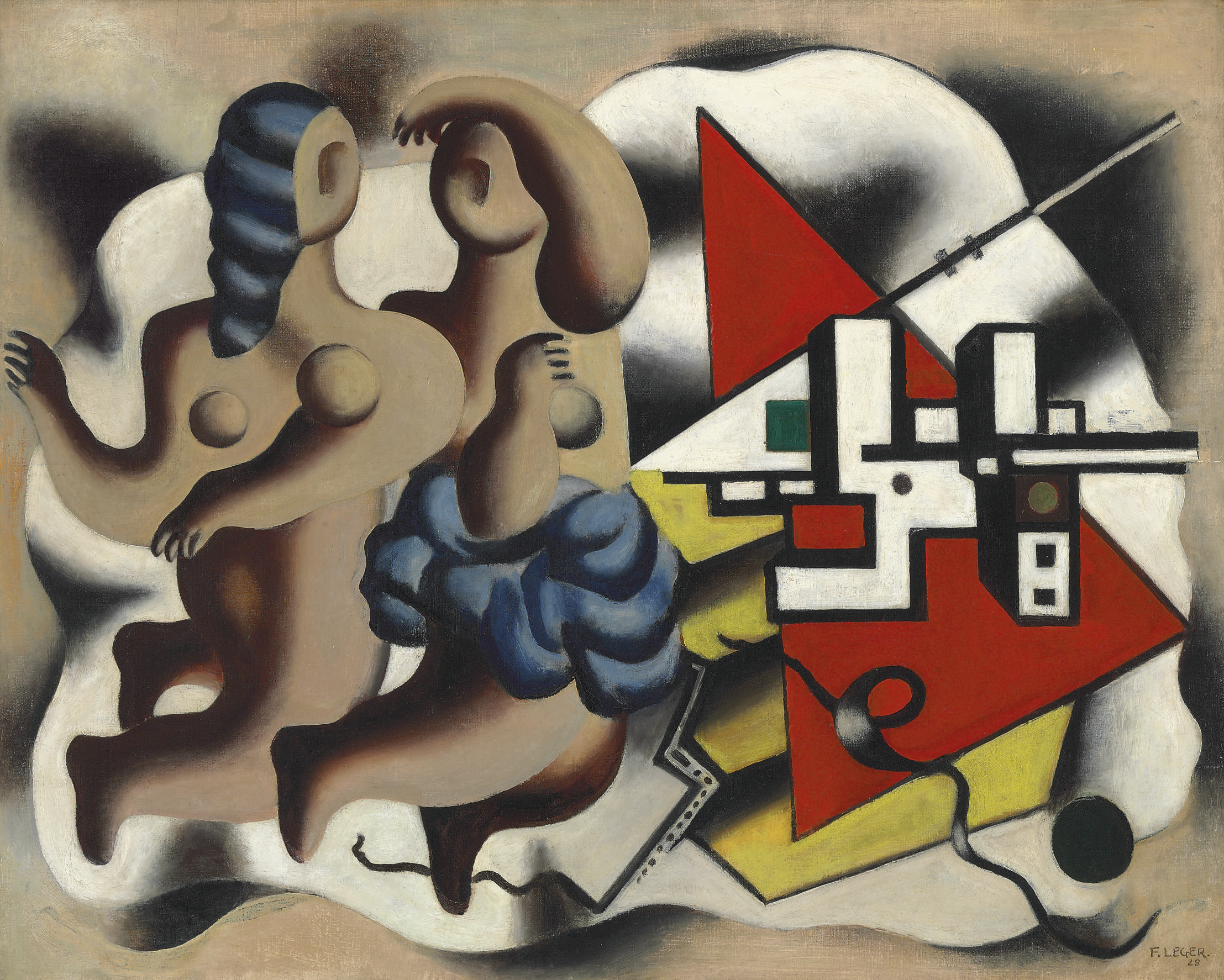 Fernand Leger (18811955) , Les danseuses aux clés, étude