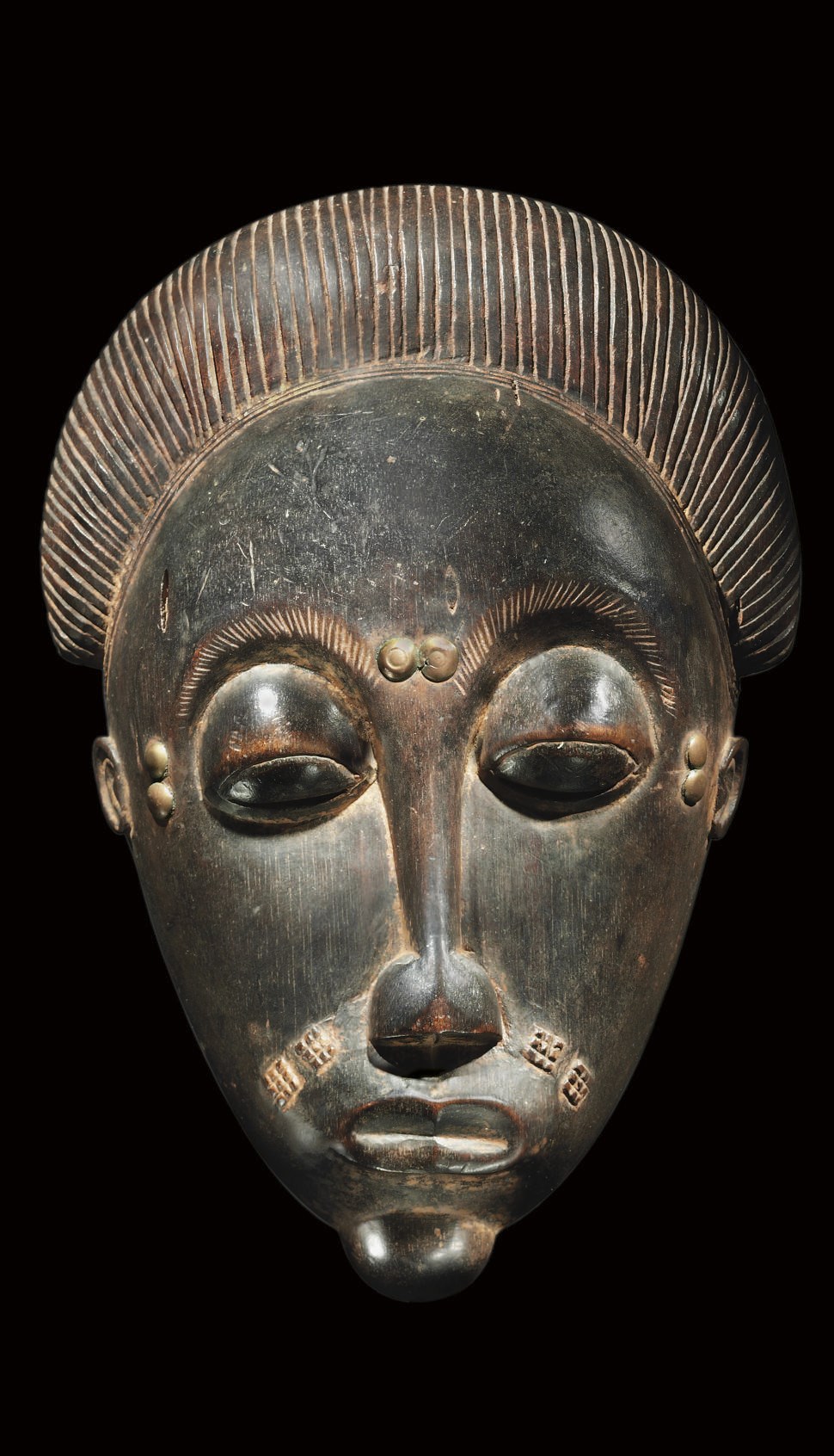 A BAULE MASK , IVORY COAST Christie's