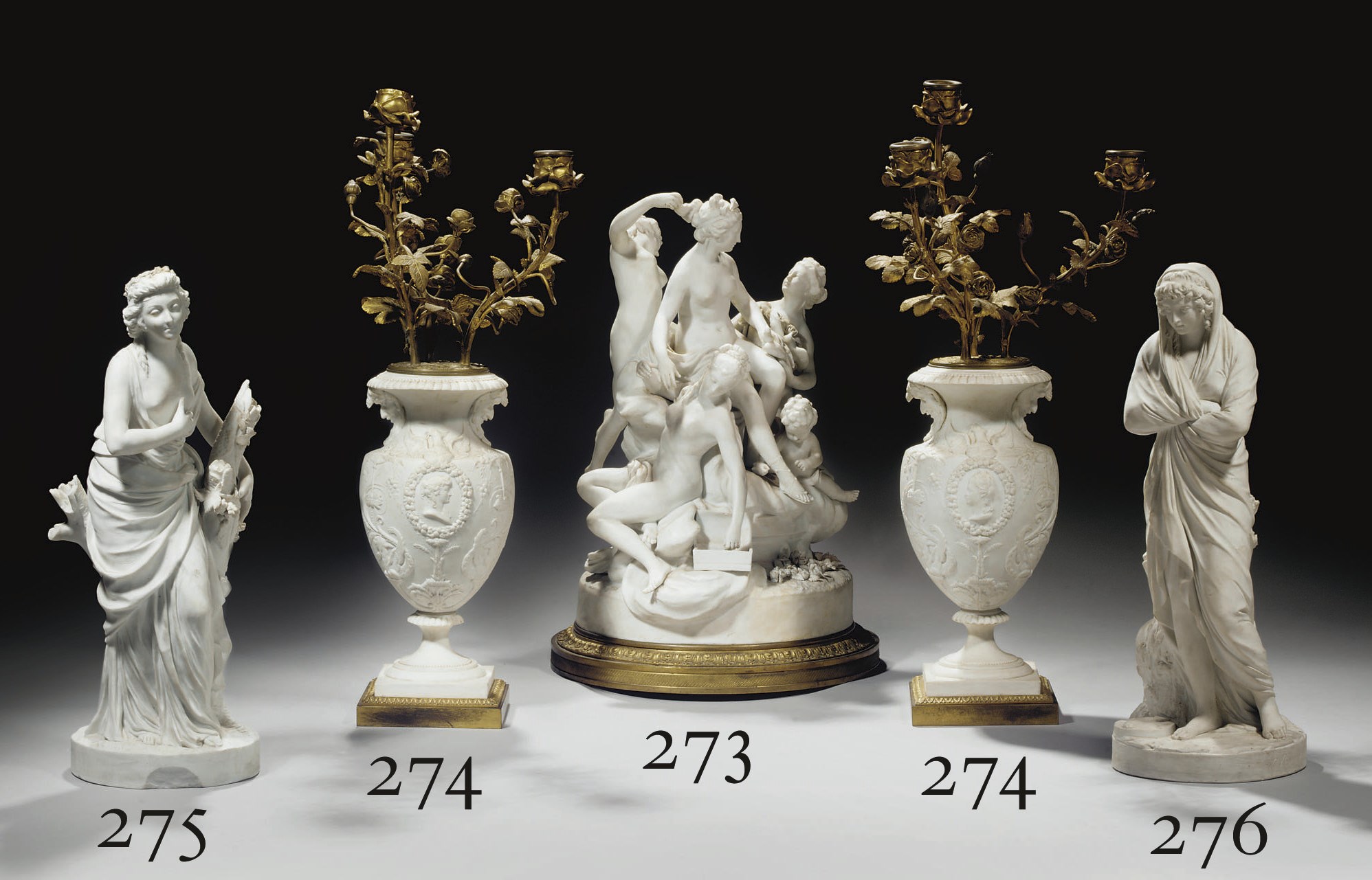 STATUETTE EN BISCUIT DE PORCELAINE DURE DE SEVRES DU DEBUT DU XIXEME