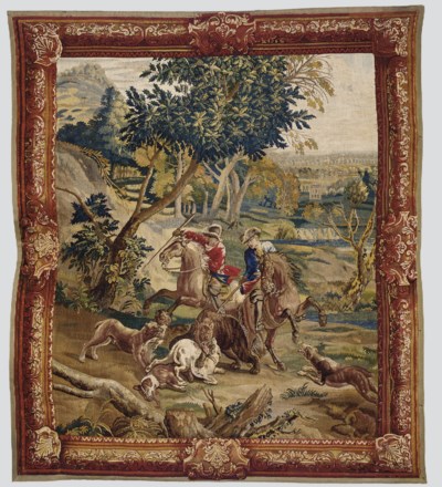 TAPISSERIE FLAMANDE DE LA PREMIERE MOITIE DU XVIIIEME SIECLE