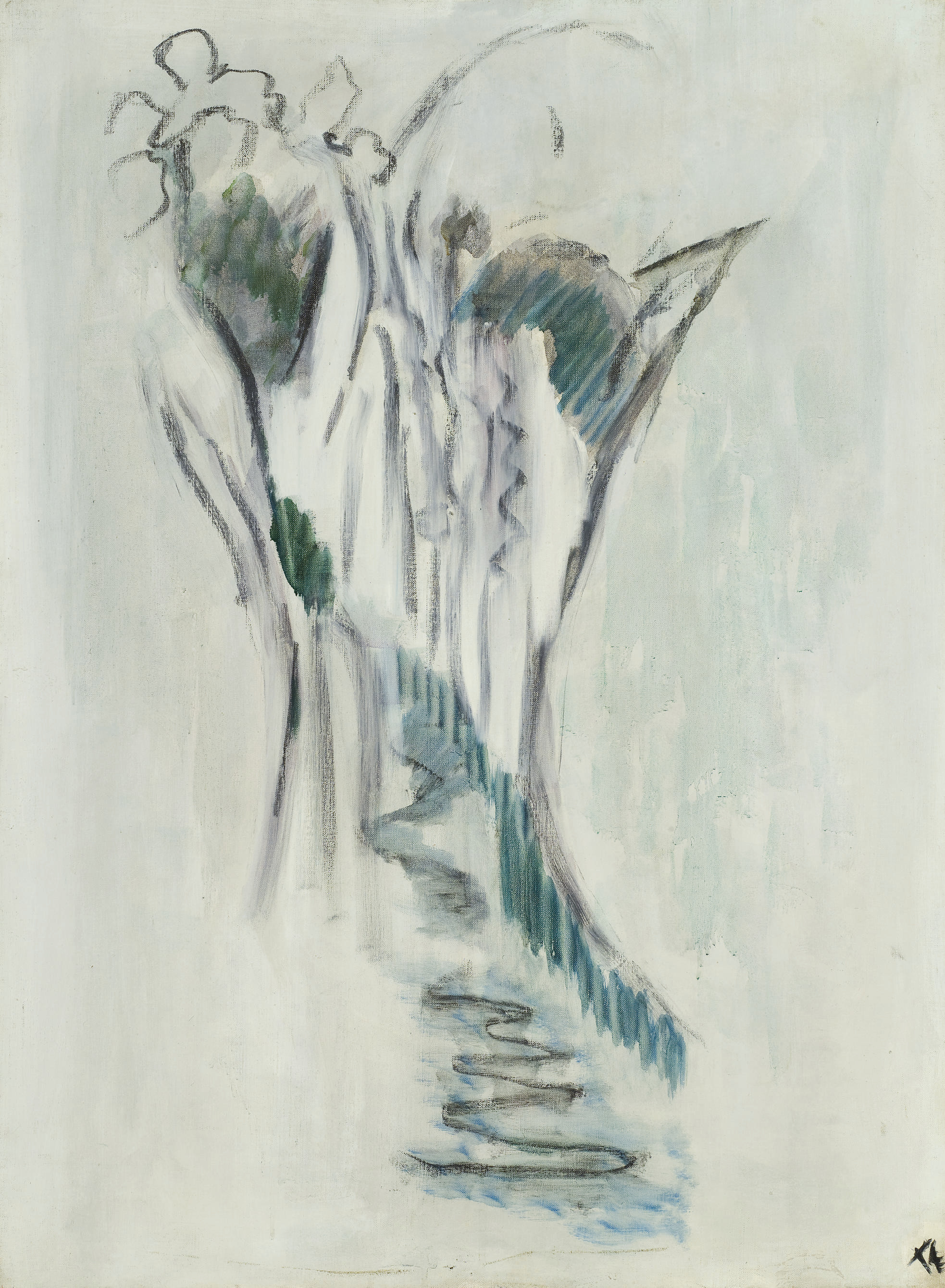 Pierre Tal Coat 1905 1985 Cascade Eau Coulant Entre - 
