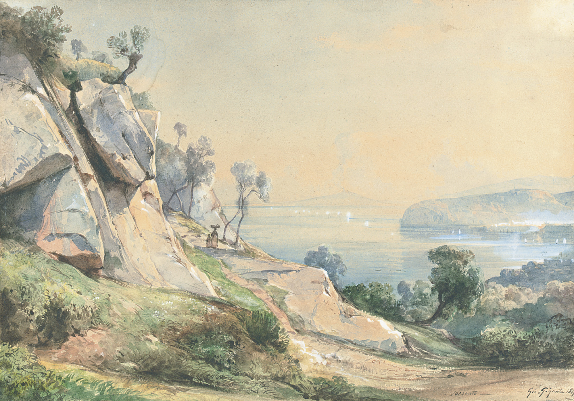 Giacinto Gigante (Italian, 18061876) , Sorrento Christie's