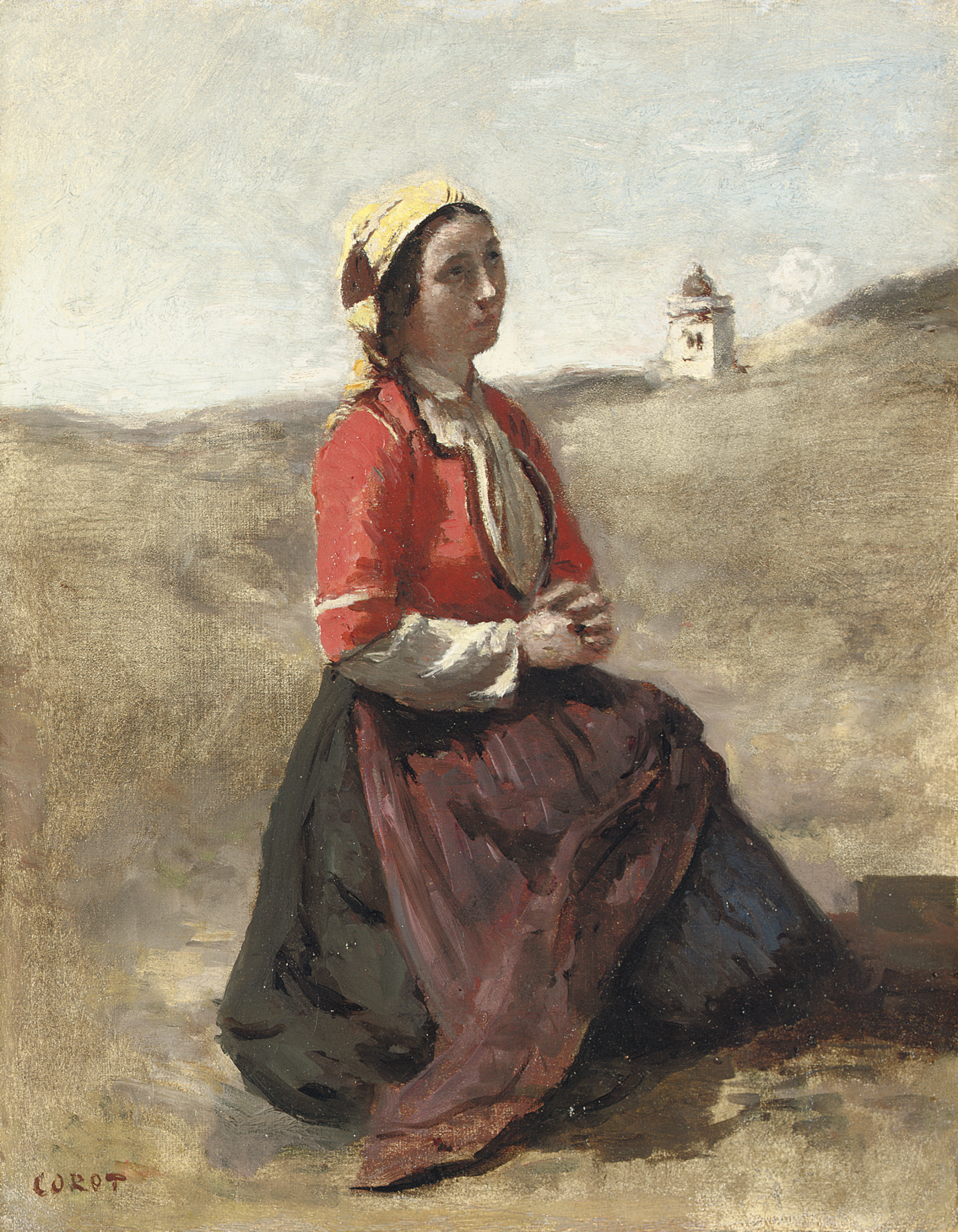 La bretonne en prière 
