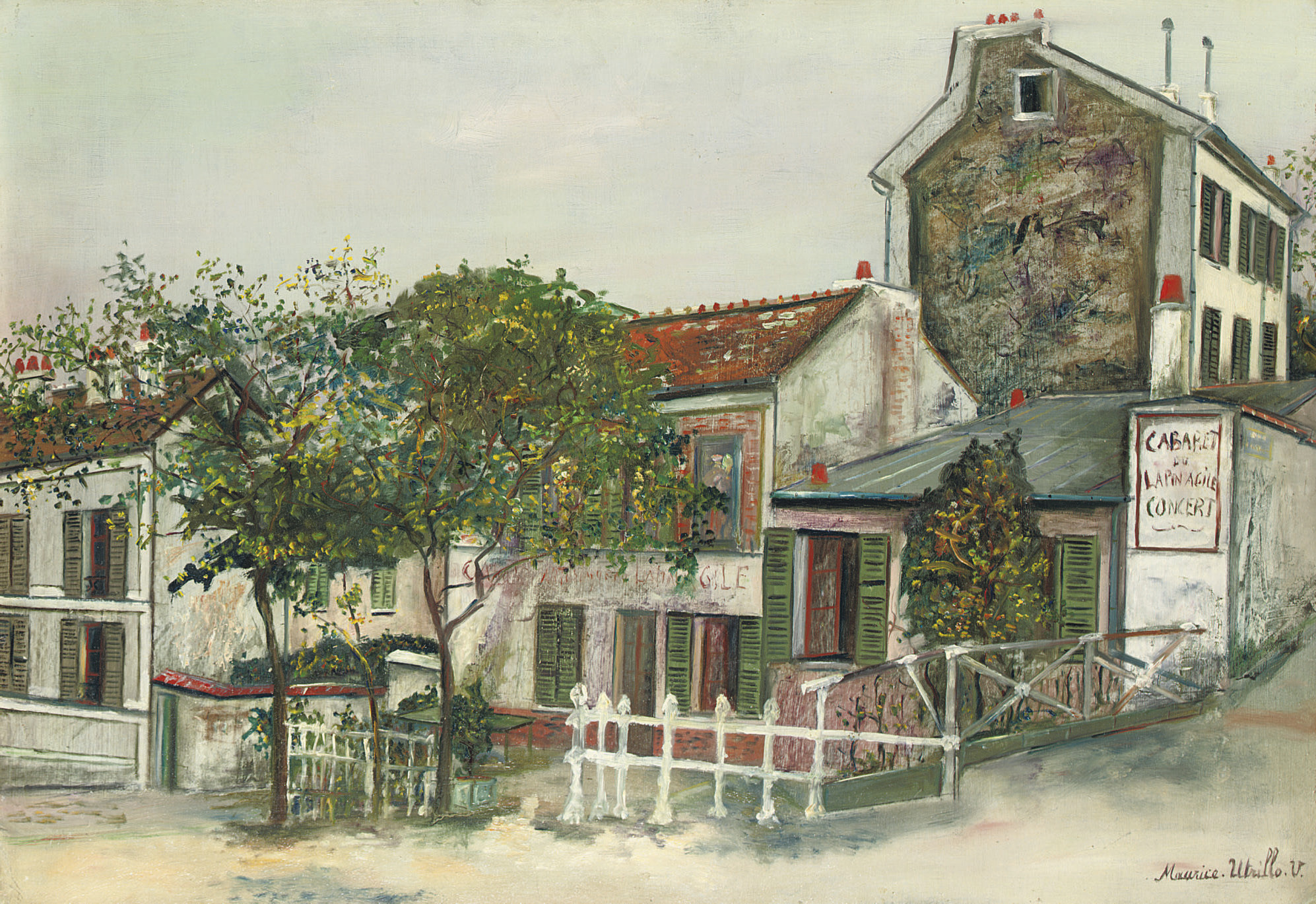 Maurice Utrillo (1883-1955) , Le Lapin Agile | Christie's