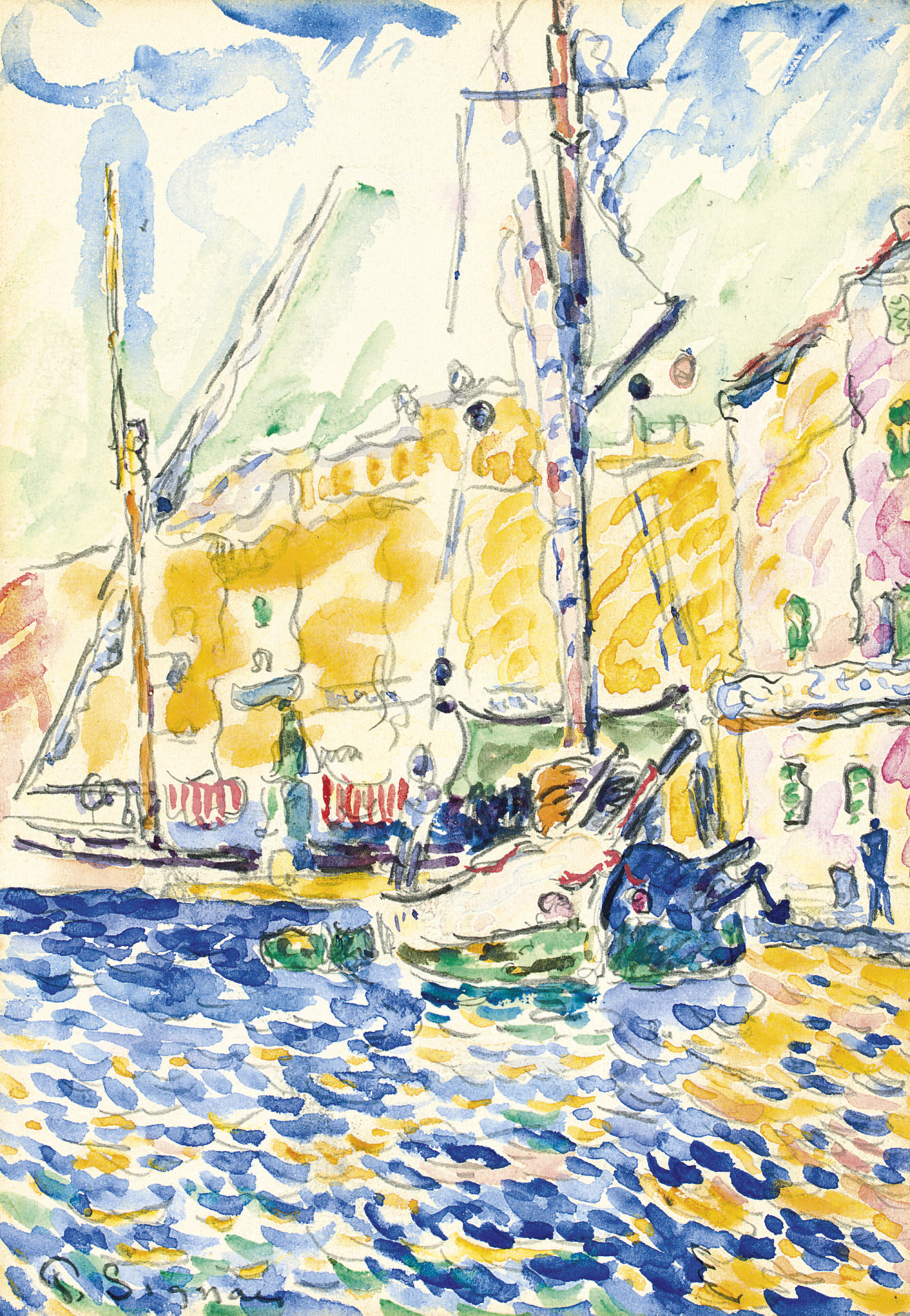 Christian Rohlfs (1849-1938) , Weibliches Porträt (vermutlich Helene ...