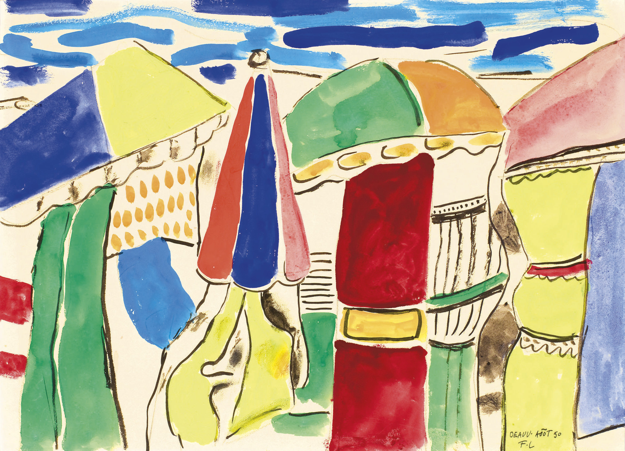 Christian Rohlfs (1849-1938) , Weibliches Porträt (vermutlich Helene ...