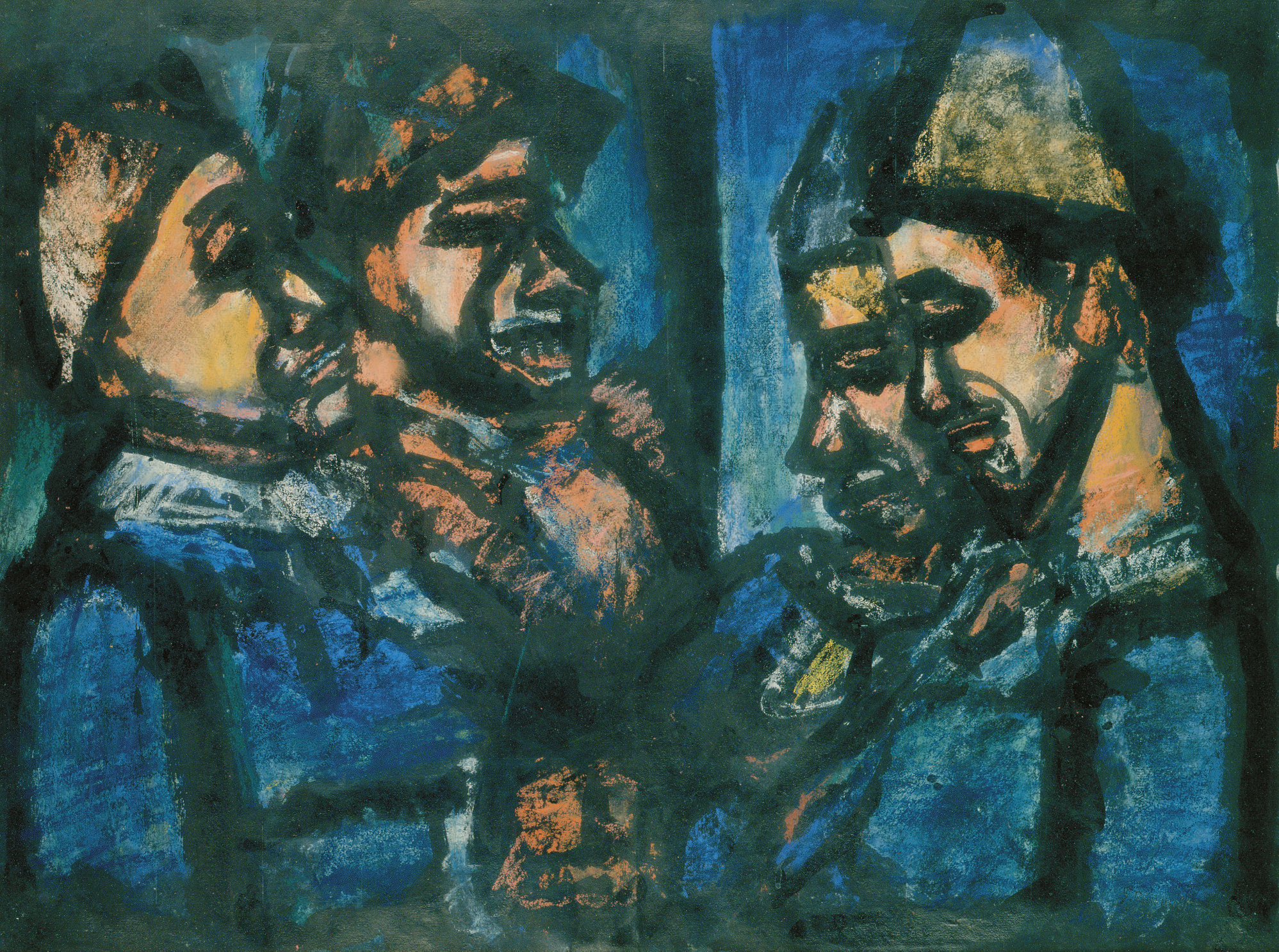 Christian Rohlfs (1849-1938) , Weibliches Porträt (vermutlich Helene ...