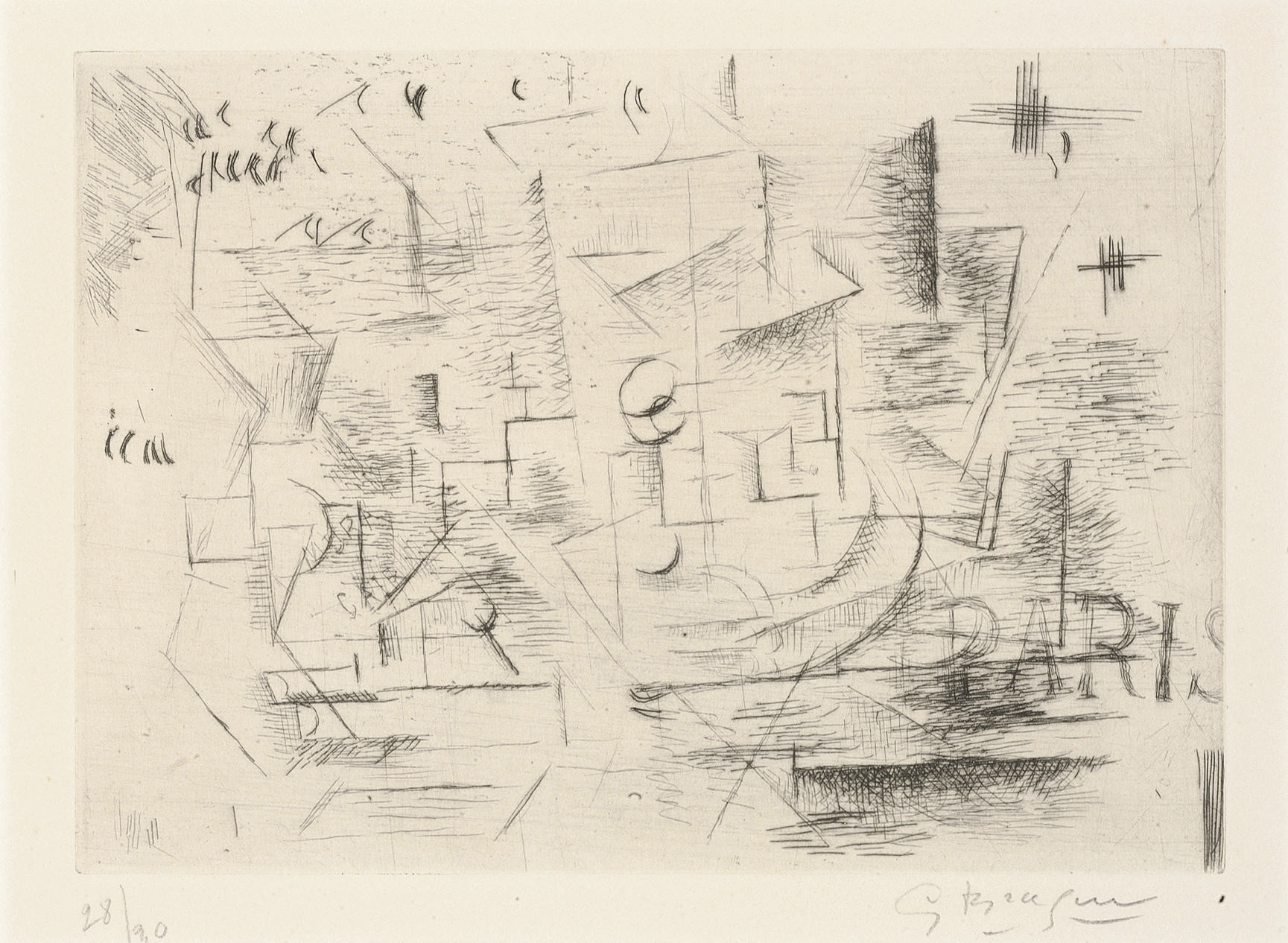 Paris (Nature morte sur une Table) (V. 3)
