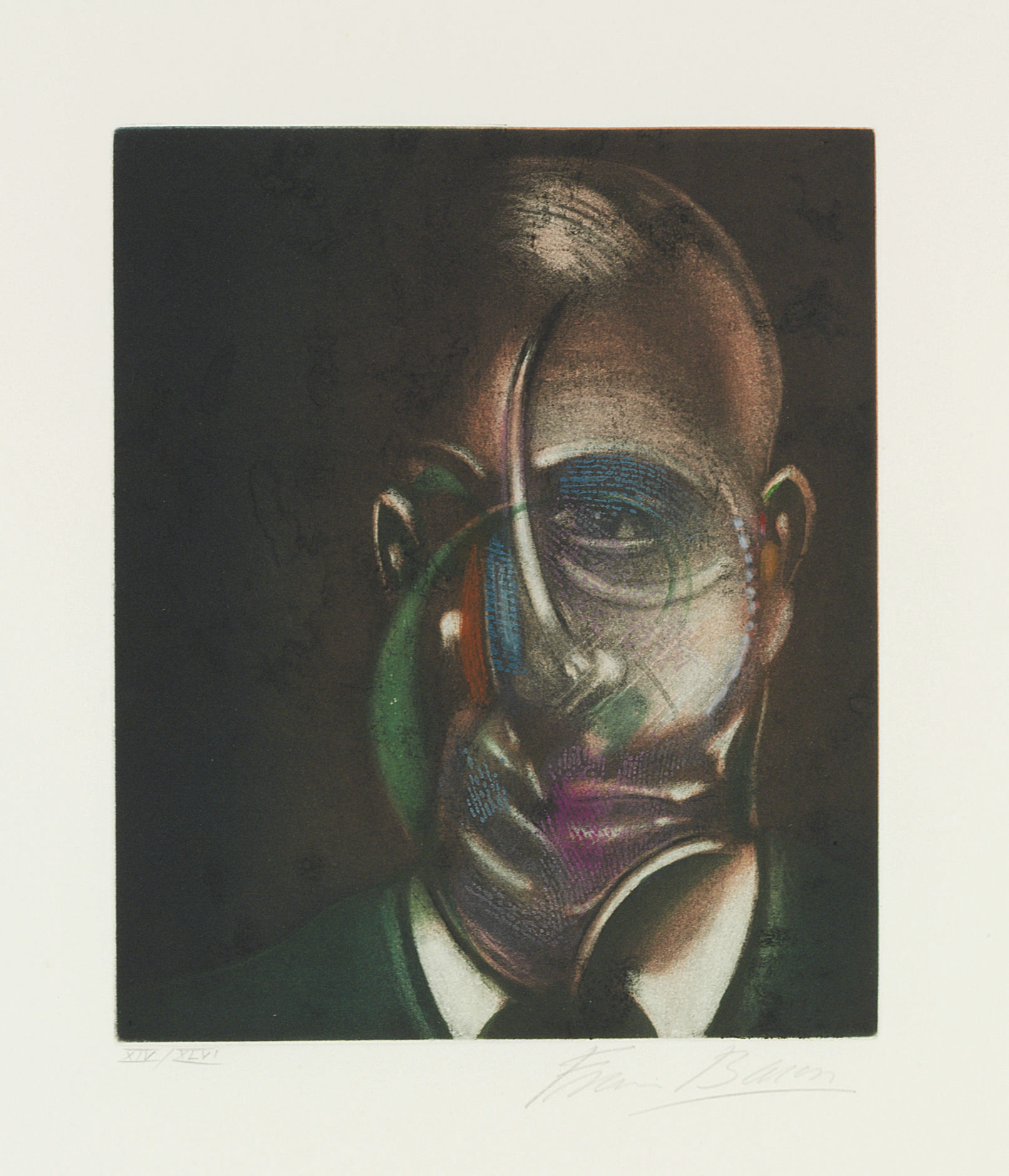Portrait of Michel Leiris, from Requiem pour la Fin des Temps 

