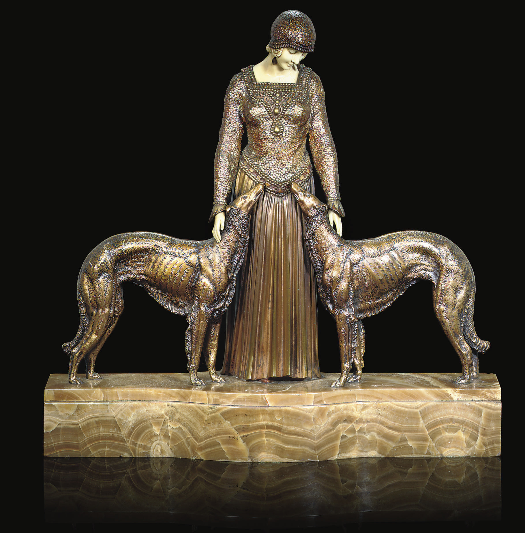 demetre chiparus bronze