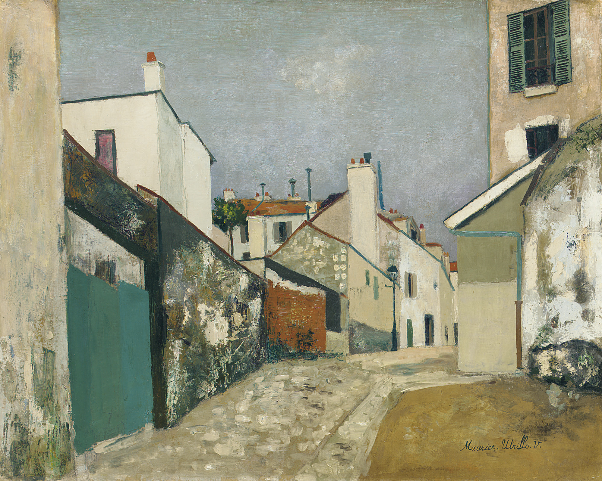 Maurice Utrillo、LANNOIS(SEINE ET OISE) Maurice Utrillo (1883-1955) , Impasse trainée | Christie's