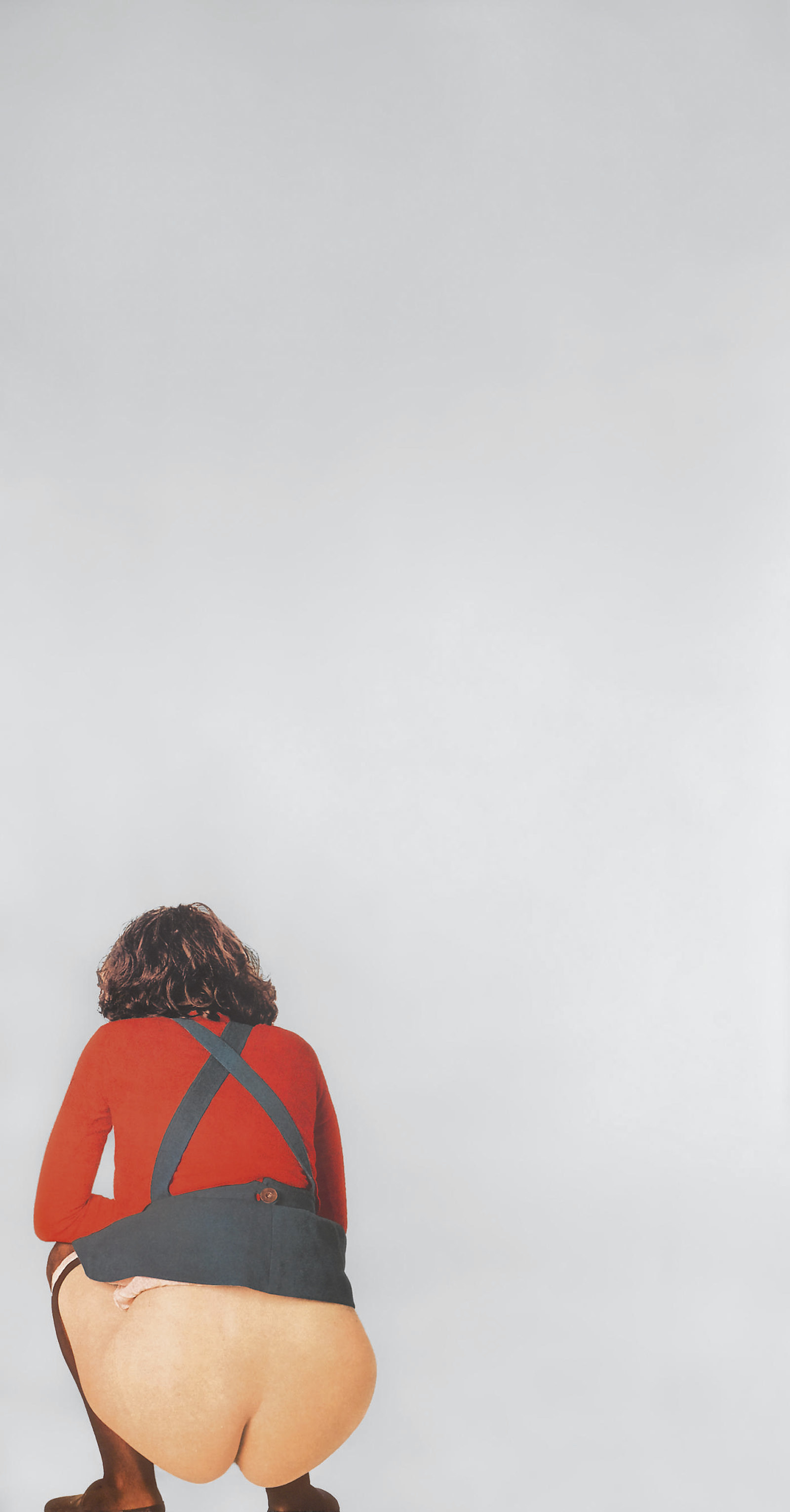 Donna che fa la cacca (Donna in maglia rossa) 

