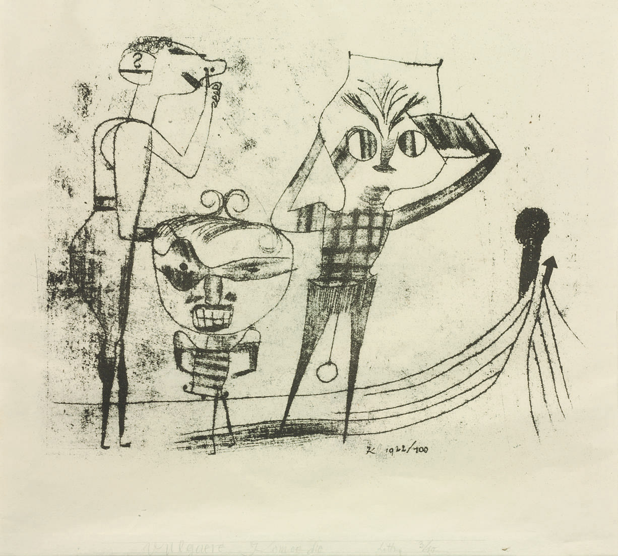 Paul Klee (18791940) , Vulgäre Komödie (Kornfeld 85