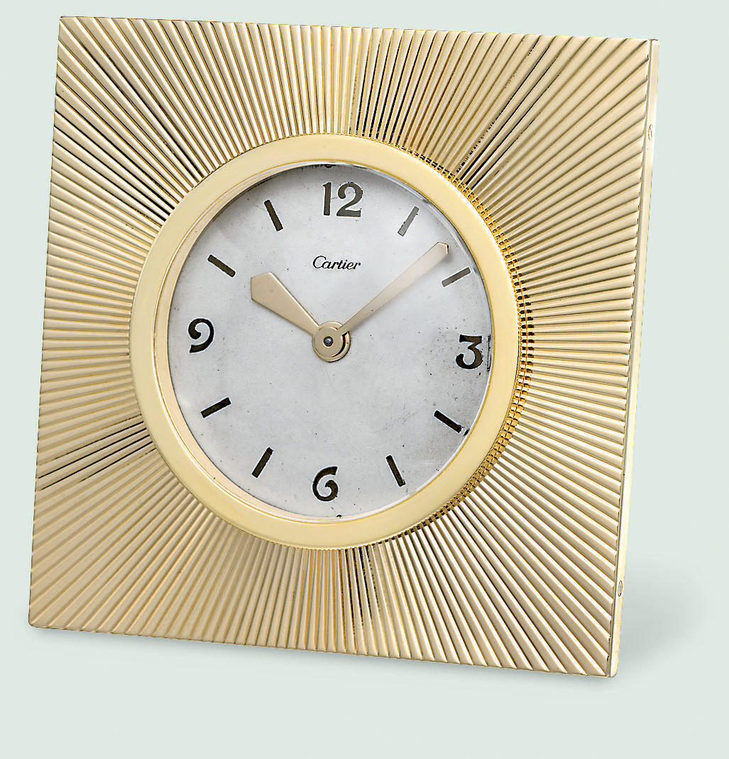 A DESK CLOCK, BY CARTIER Christie's