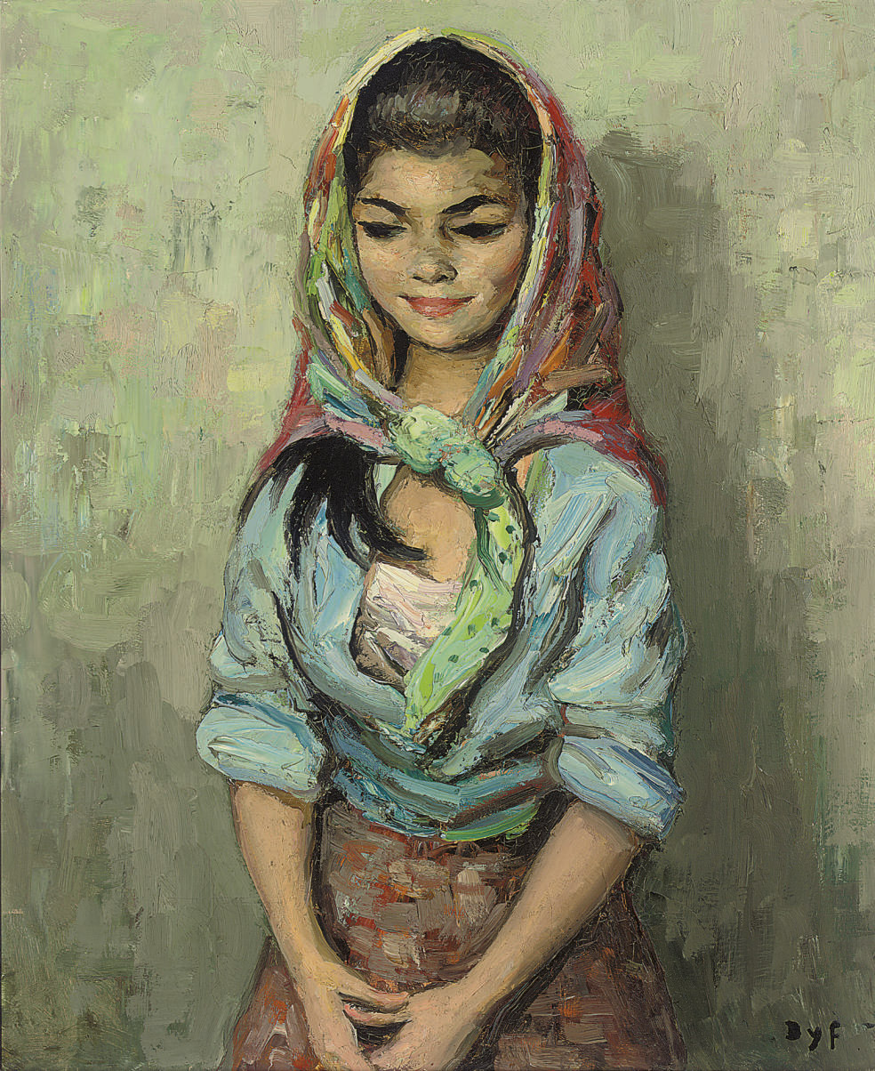 Gitane à l'echarpe 
