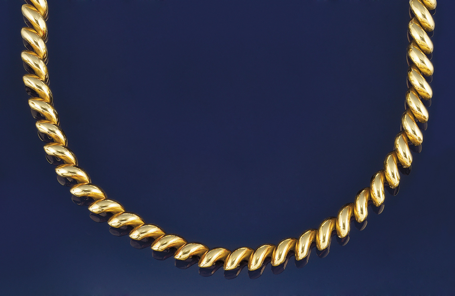 An 18ct. gold necklace Christie's