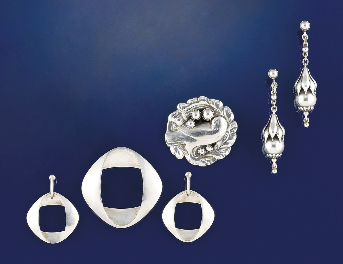 A group of jewellery, by Georg Jensen