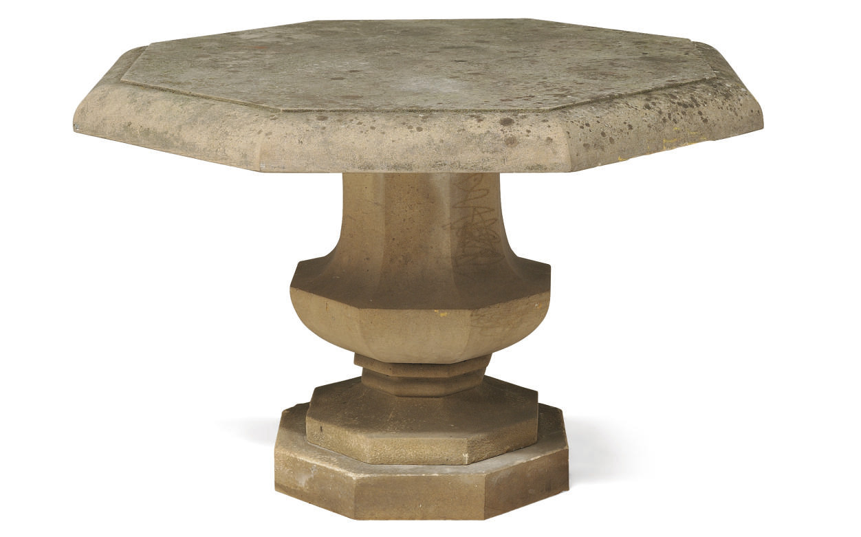 Composite Stone Garden Table Habitat Tico Garden Table And Four