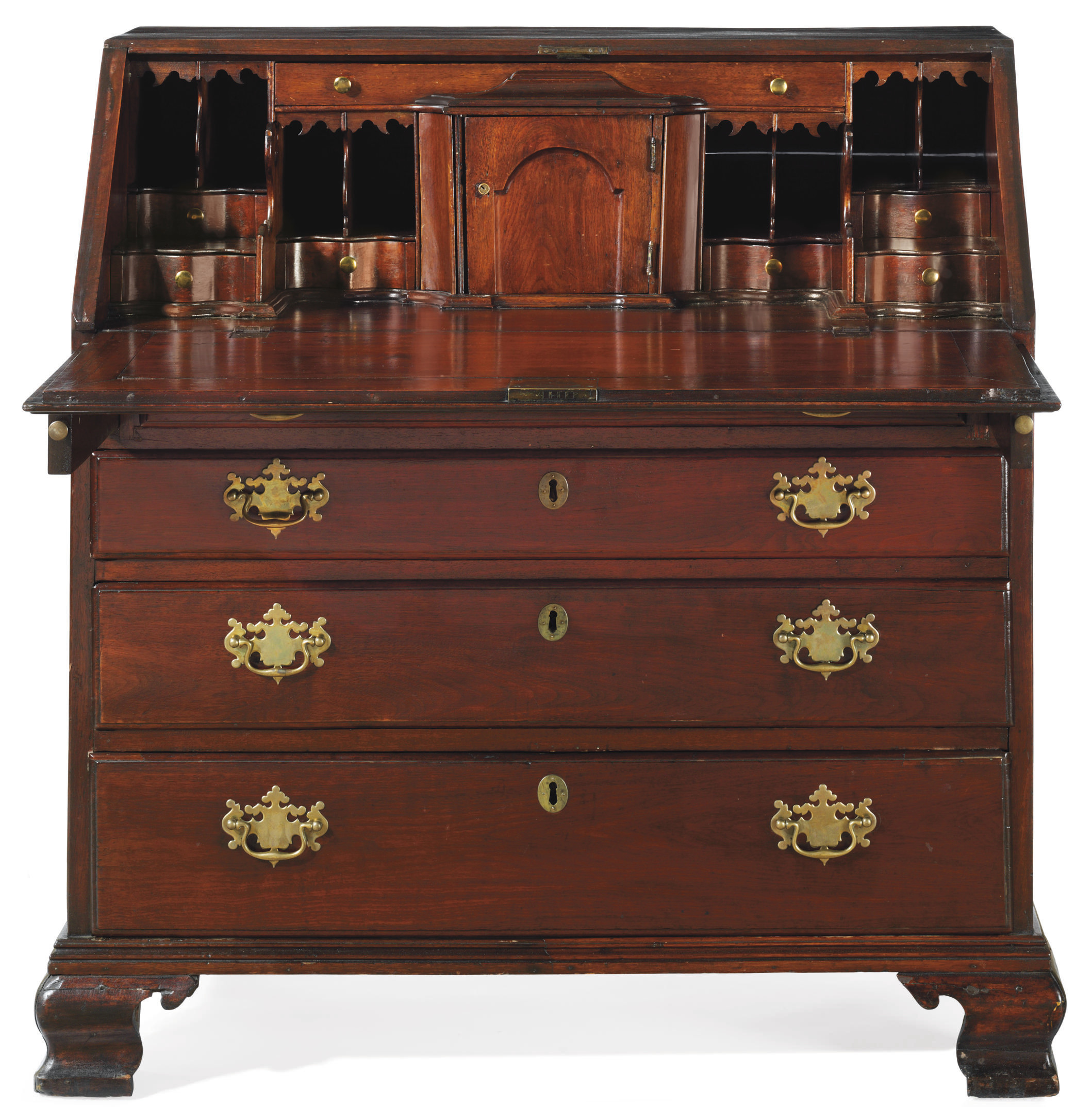 Download A Chippendale Walnut Slant-Front Desk , SOUTHEASTERN PENNSYLVANIA, CARLISLE OR CHESTER COUNTY ...