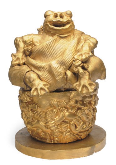 frog buddha figurine