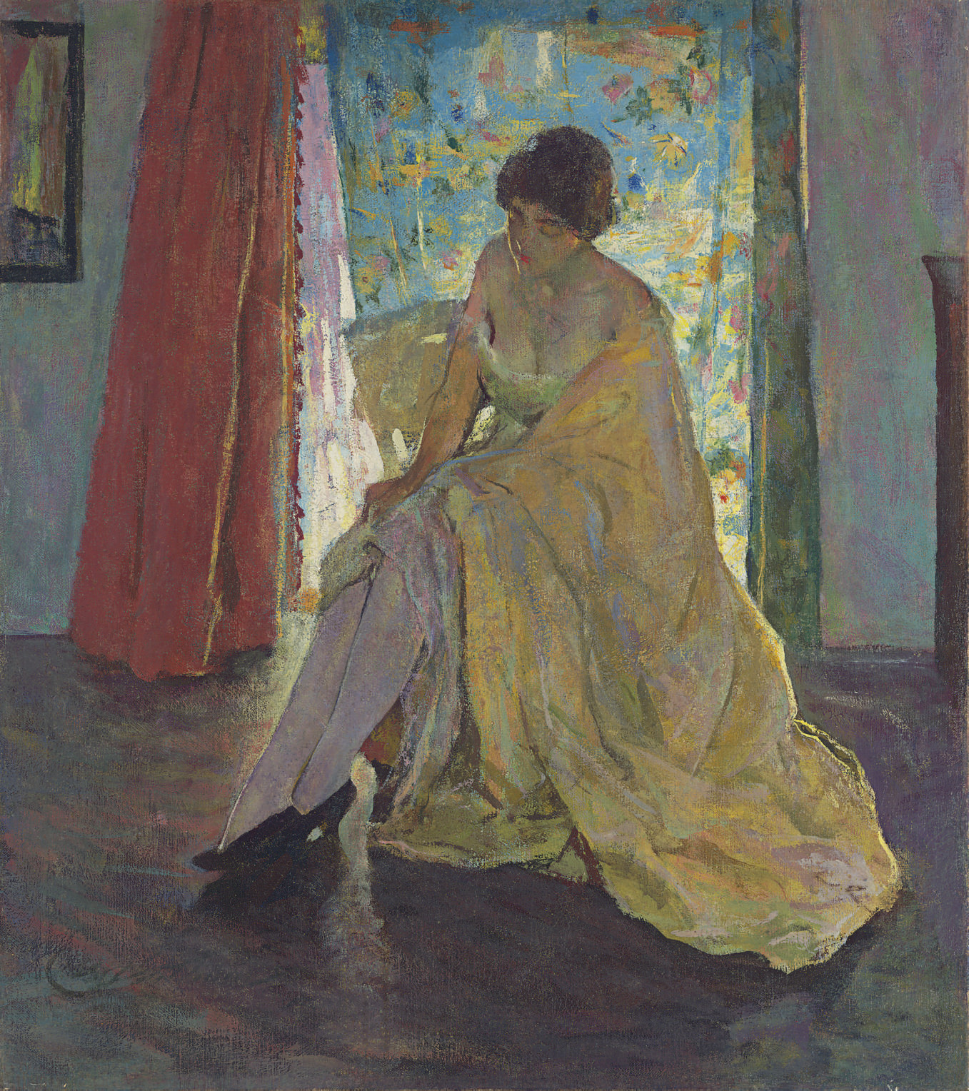 Charles Webster Hawthorne (1872-1930) , Impressionist Figure