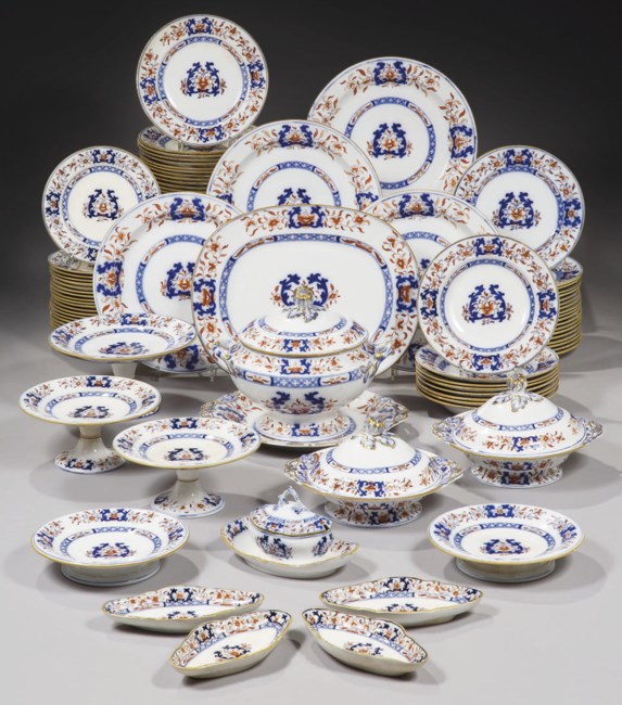 SARREGUENIMES - Modèle Obernai - Service de table en faïence fine décor