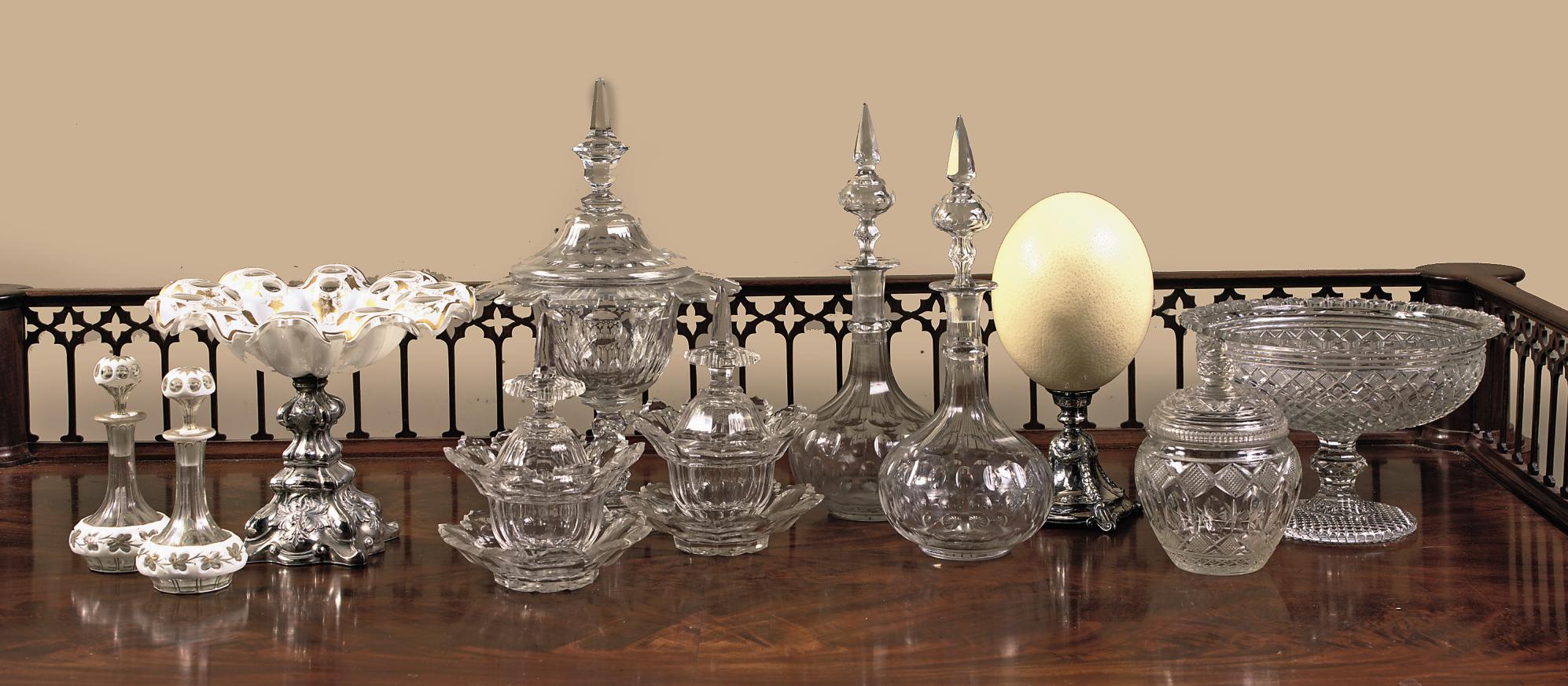 An group of various North European glass objects , MAINLY 19TH CENTURY