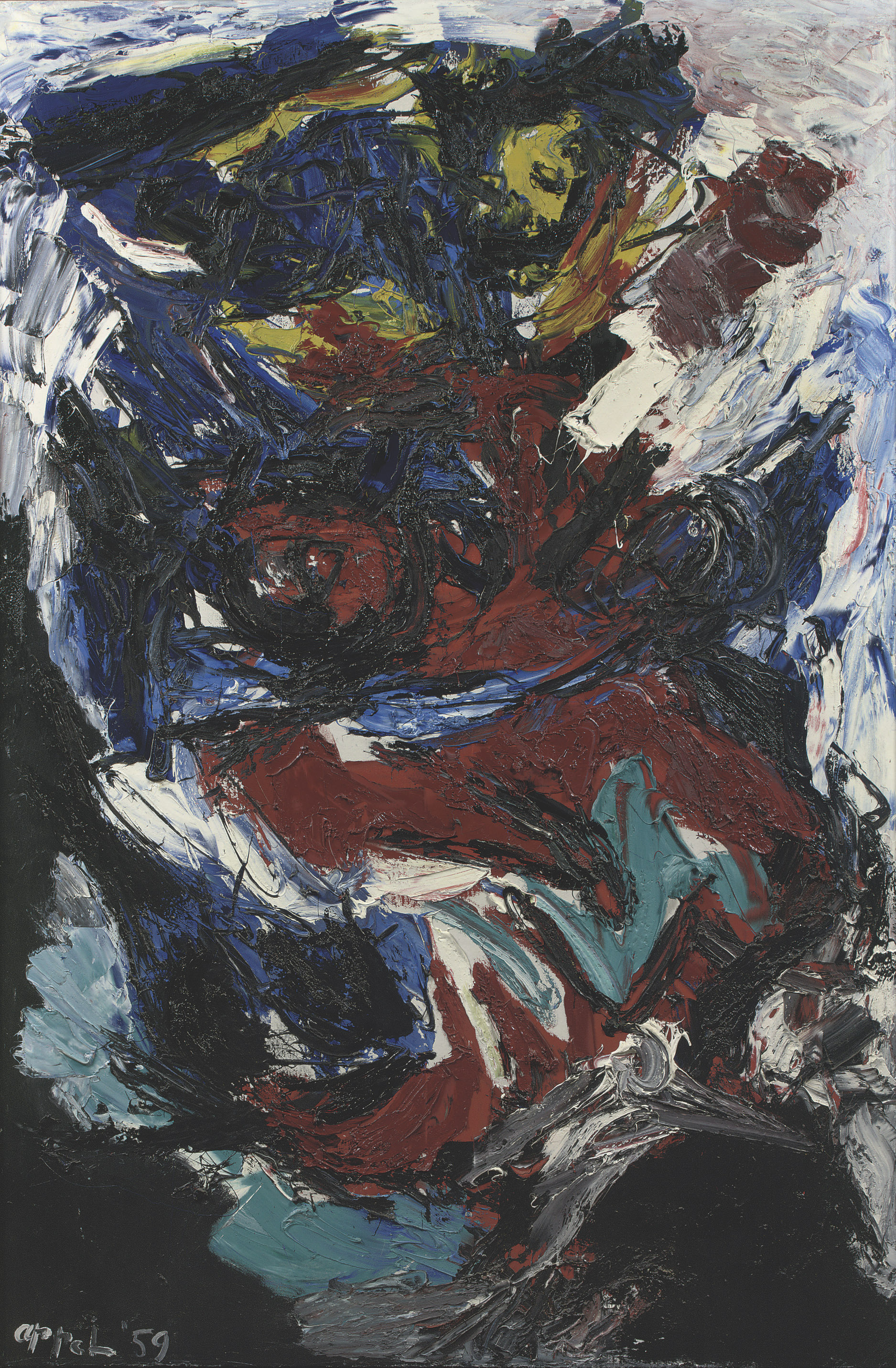 Karel Appel (1921-2006) , Nue bleue | Christie's