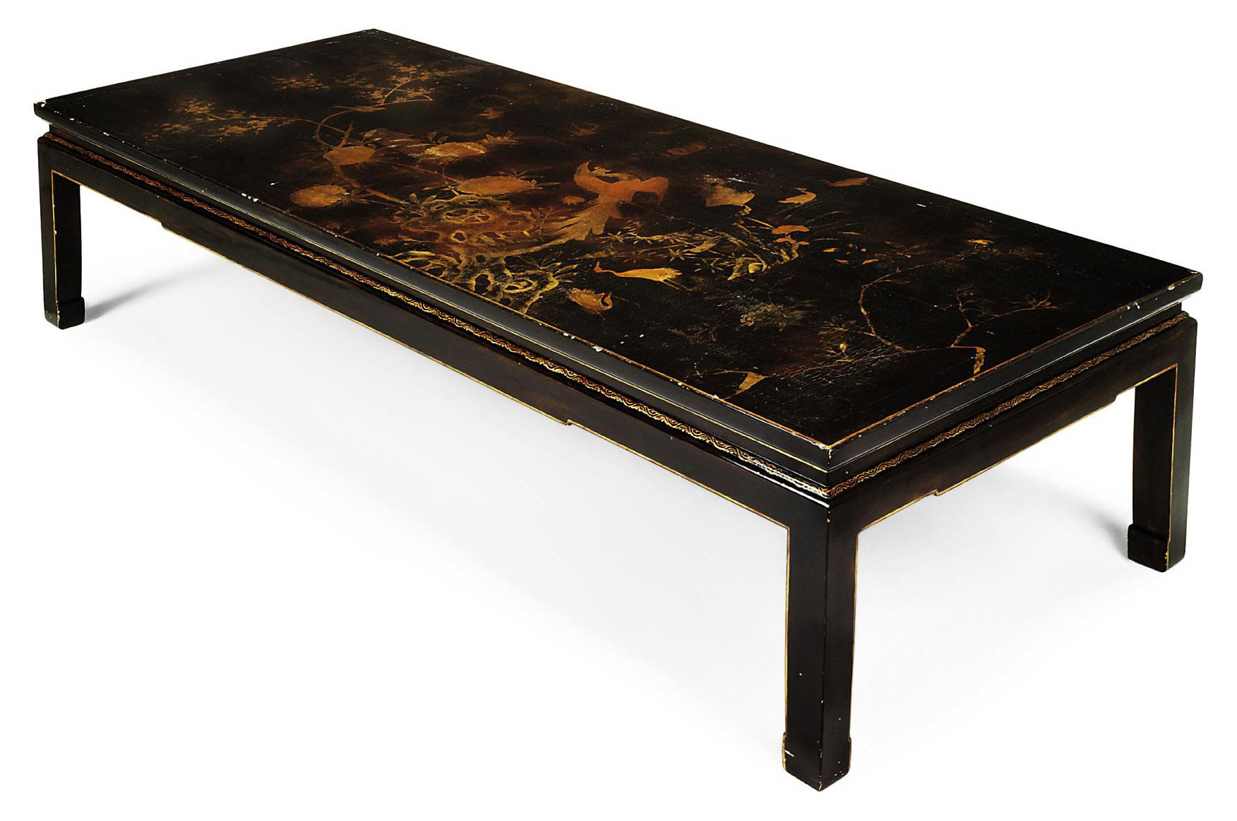 A CHINESE BLACK AND GILTLACQUER COFFEE TABLE , 20TH CENTURY Christie's