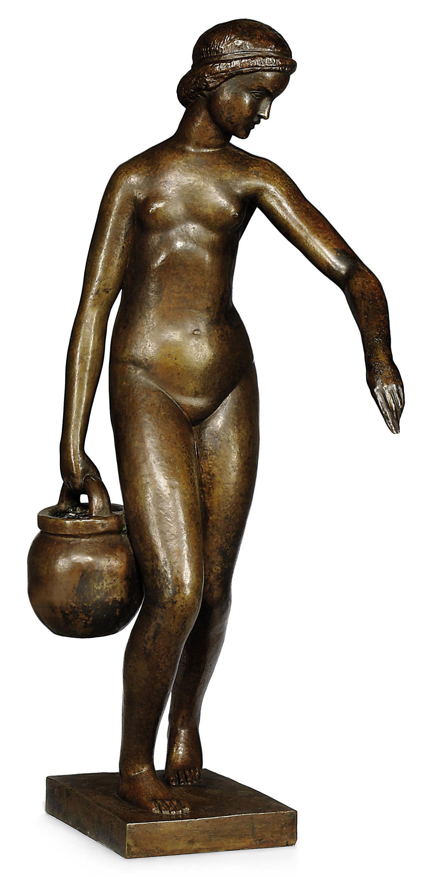Joseph Bernard (1866-1931) , Jeune fille à la cruche | Christie's