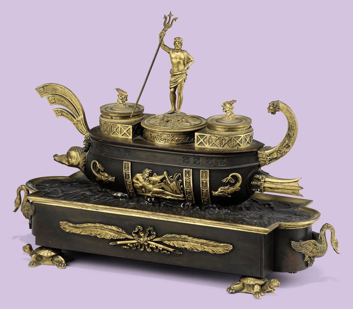 AN EMPIRE GILTBRONZE ENCRIER , CIRCA 1810 Christie's