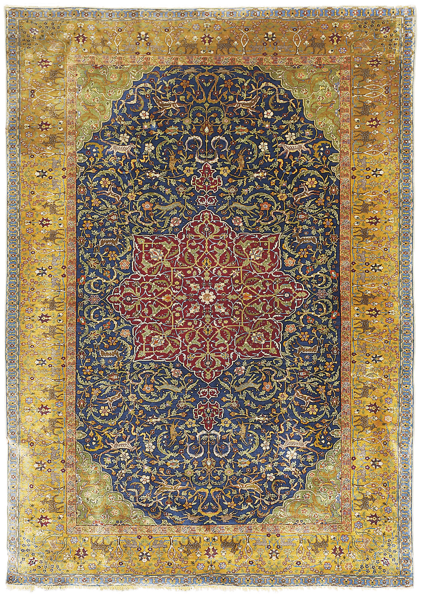 A SILK ISTANBUL RUG , TURKEY, CIRCA 1910 Christie's